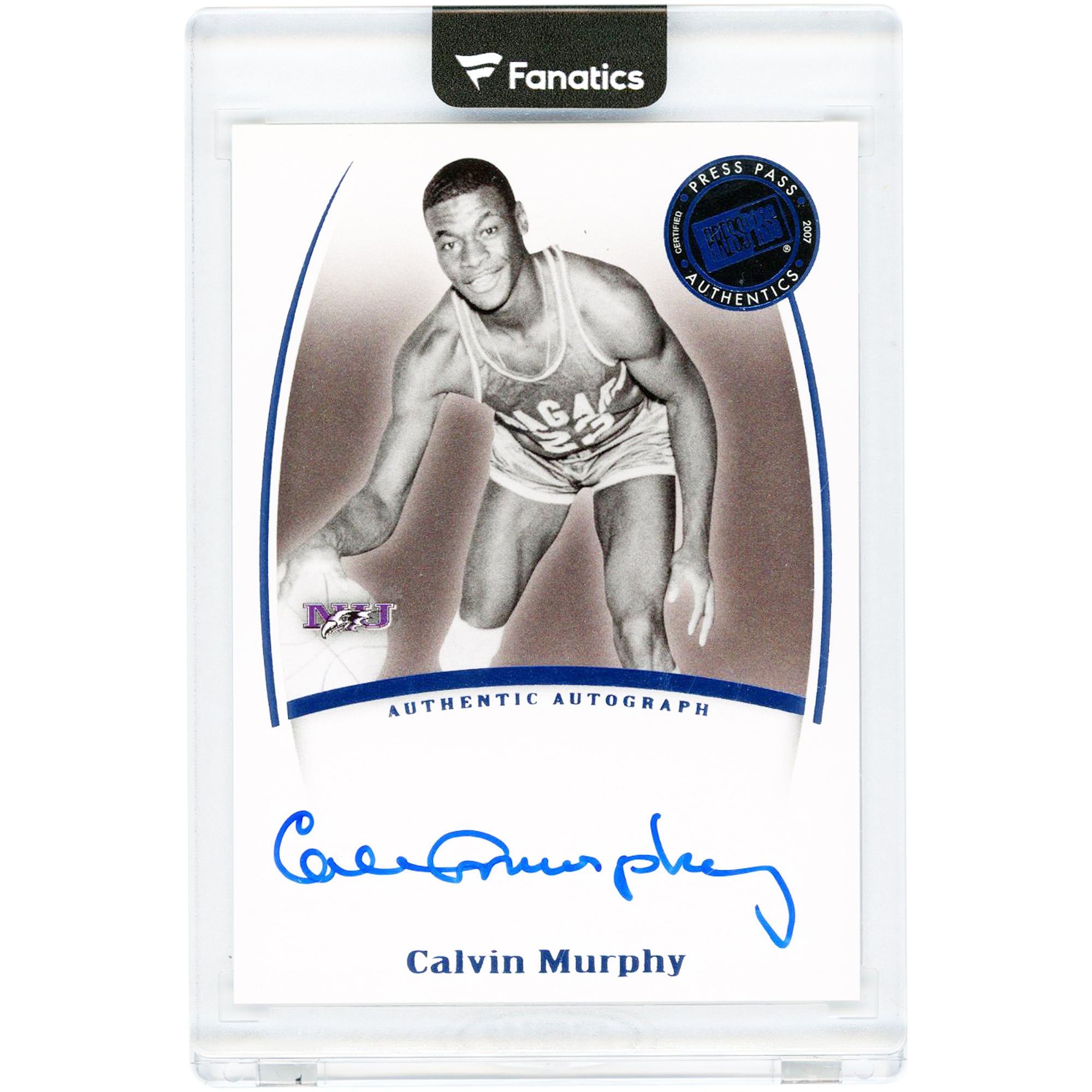 Calvin Murphy Niagara Purple Eagles Autographed 2007 Press Pass Saturday Signatures #NNO Card