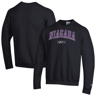 Niagara Purple Eagles Champion  Campus Eco Powerblend Sweatshirt - Black