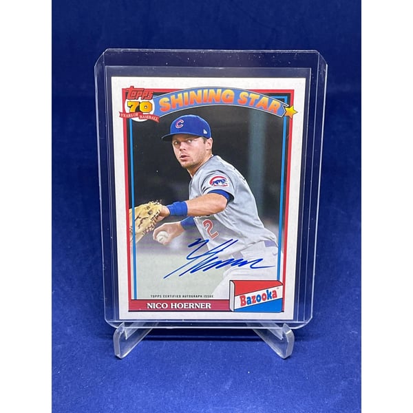 Nico Hoerner Memorabilia, Autographed Nico Hoerner Collectibles 