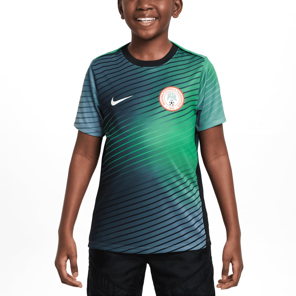 Nigeria Nike Pre-Match Top - Grey - Kids