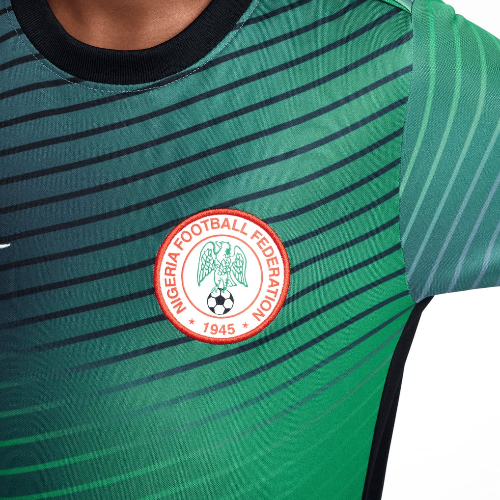 Nigeria Nike Pre-Match Top - Grey - Kids