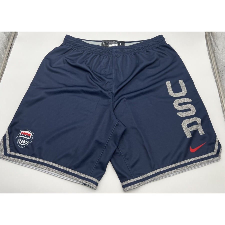 Nike Mens USA Authentic Team Issue Basketball Practice Shorts USA 