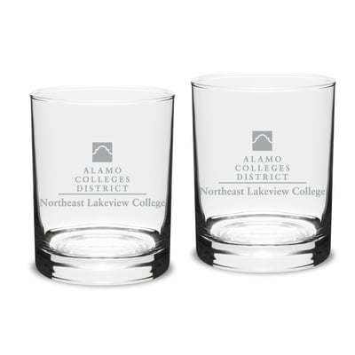 NLC Nighthawks 14oz. Classic Double Old Fashion Glass Set