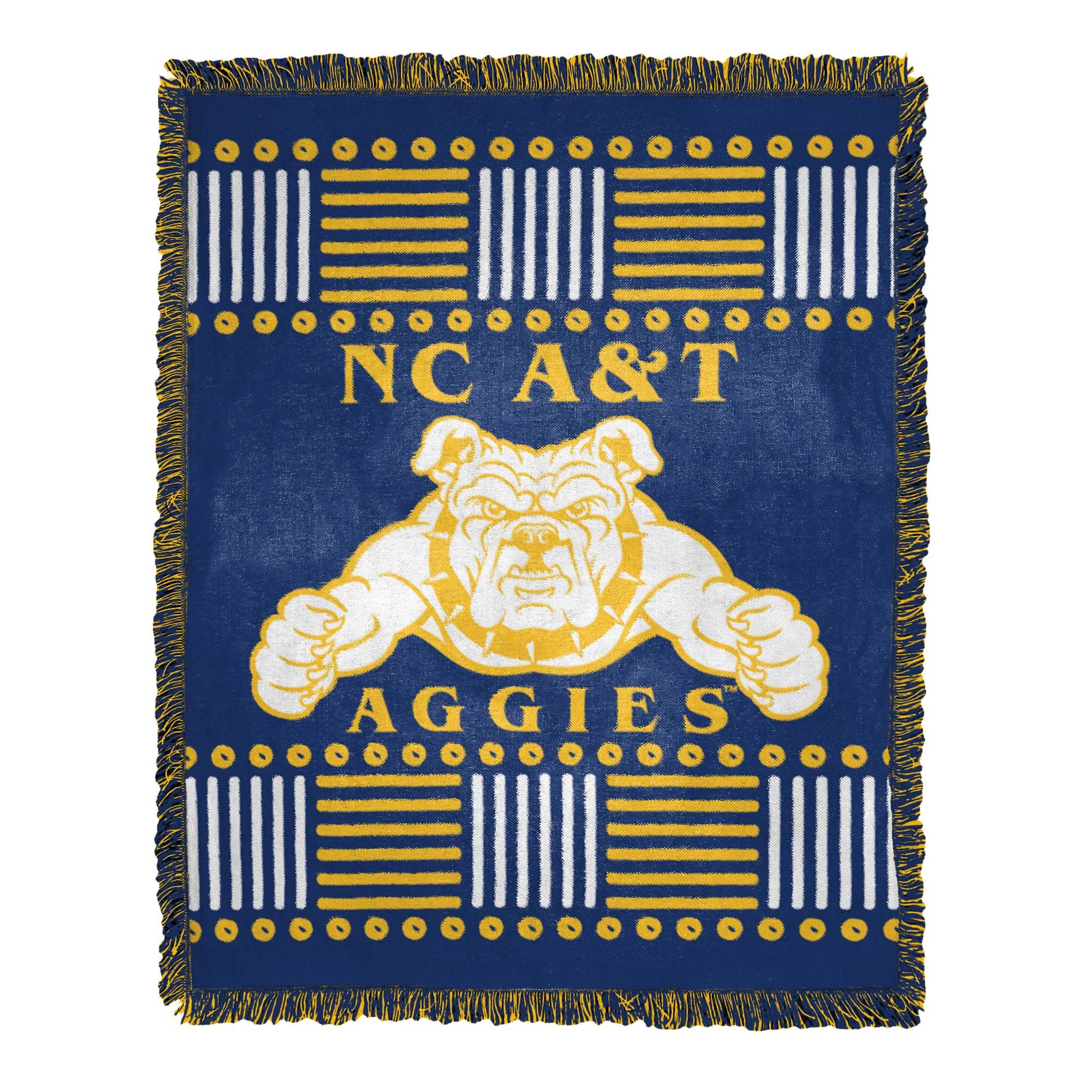 North Carolina A&T State University Gartenflagge, Doppelseitig, 100% Polyester, Offiziell Lizenziert – Design A