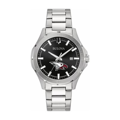 North Carolina Central Eagles Bulova Stainless Steel Sport Classic Watch - Black