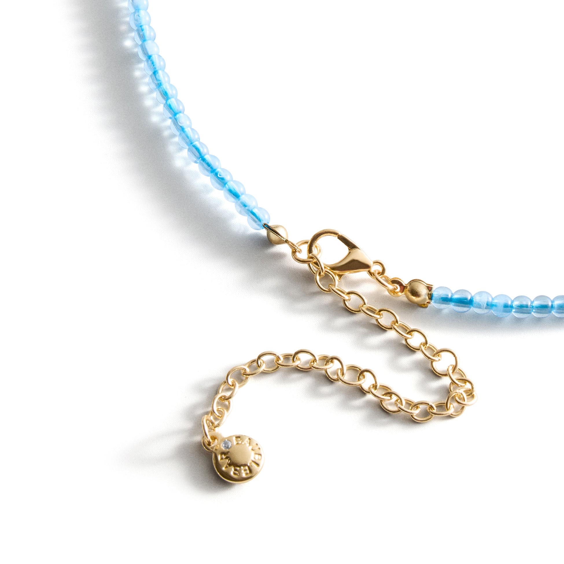 BaubleBar North Carolina Tar Heels Delicate Beaded Slogan Necklace