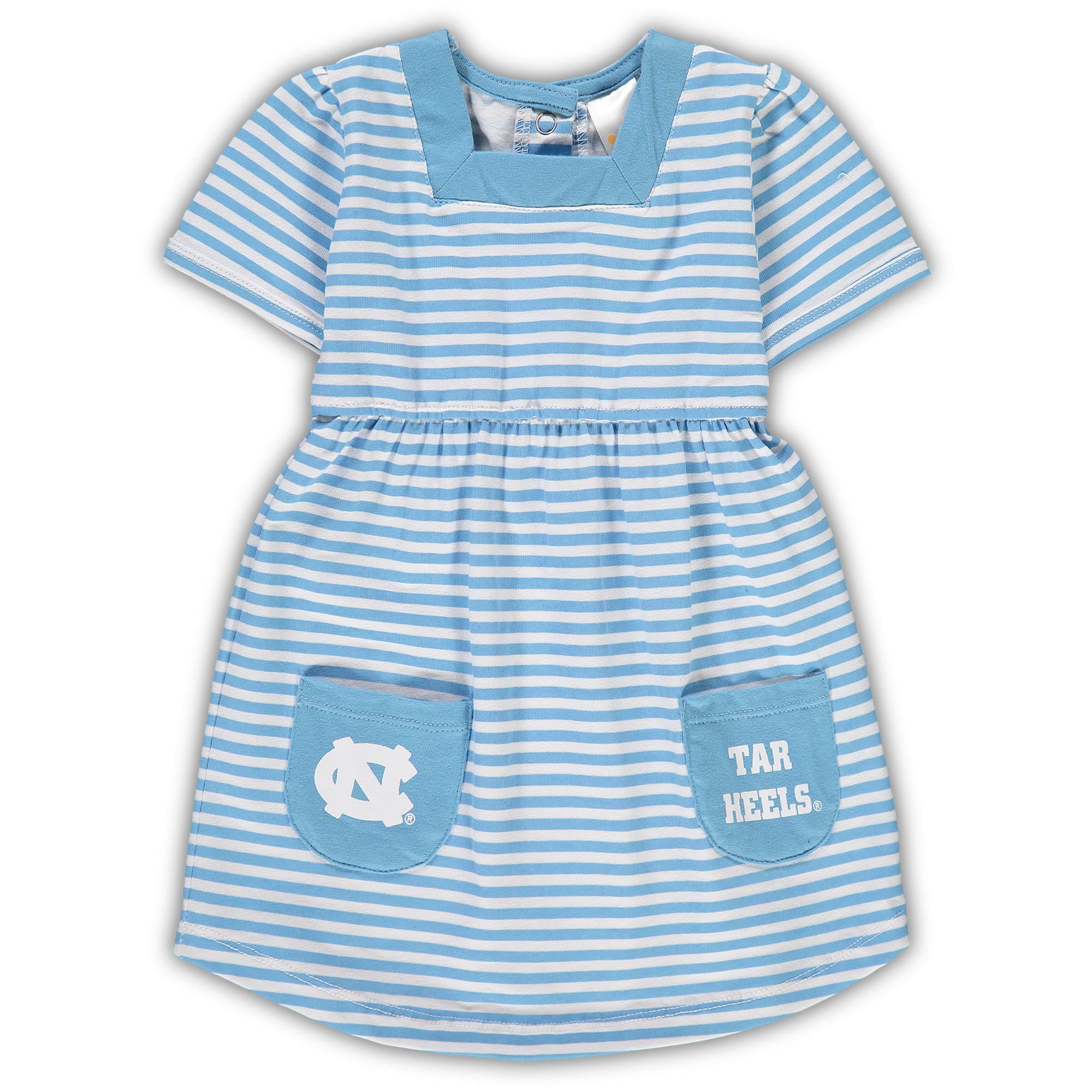 Girls Toddler Carolina Blue North Tar Heels Striped Dress