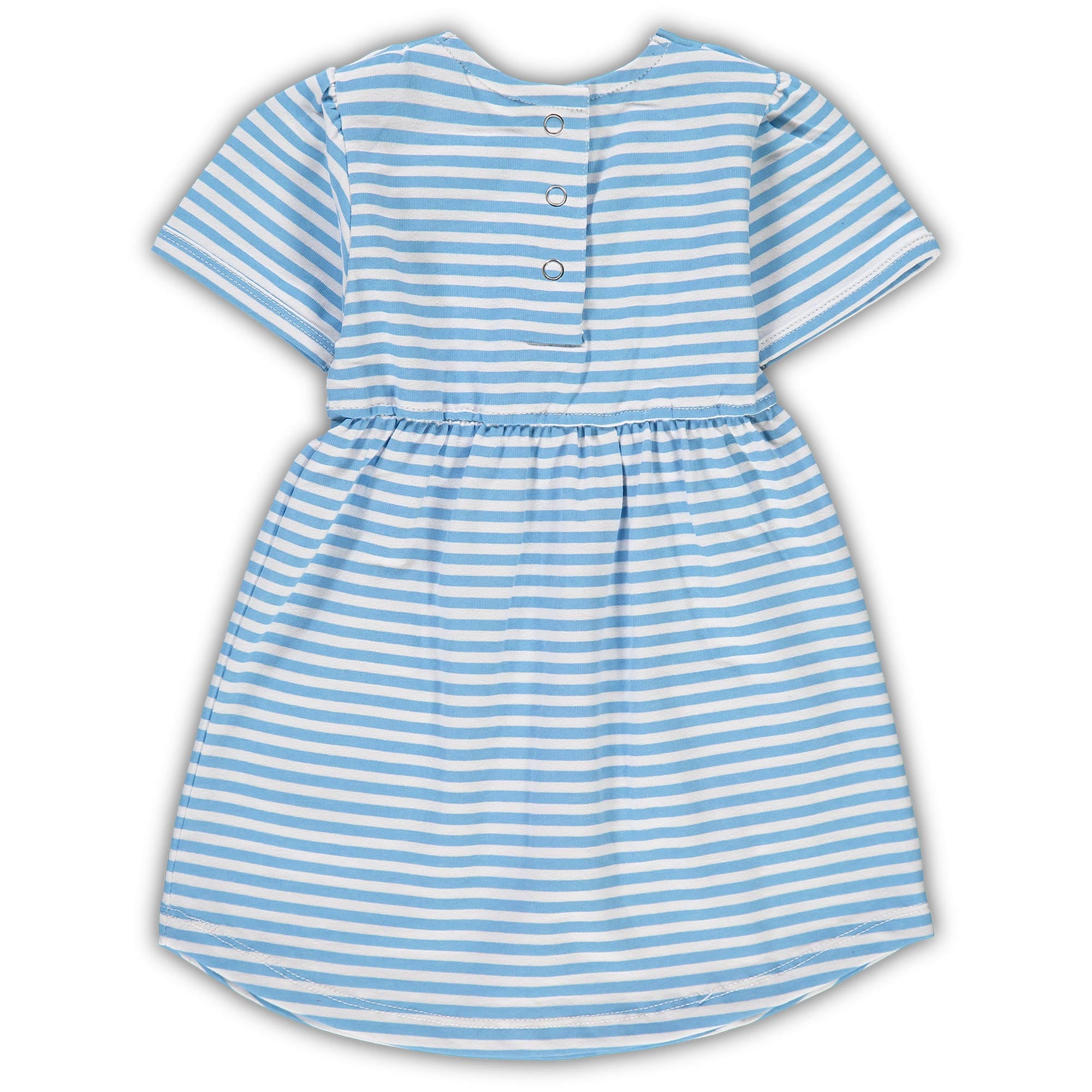 Girls Toddler Carolina Blue North Tar Heels Striped Dress