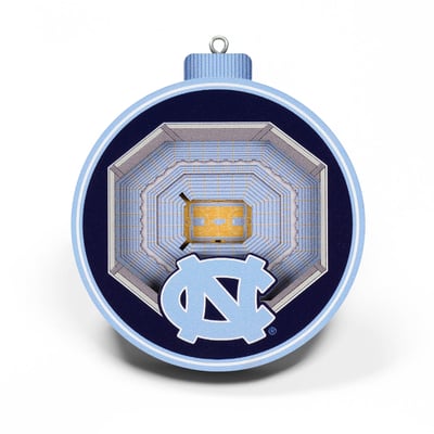North Carolina Tar Heels IDNA 3D Stadium Ornament