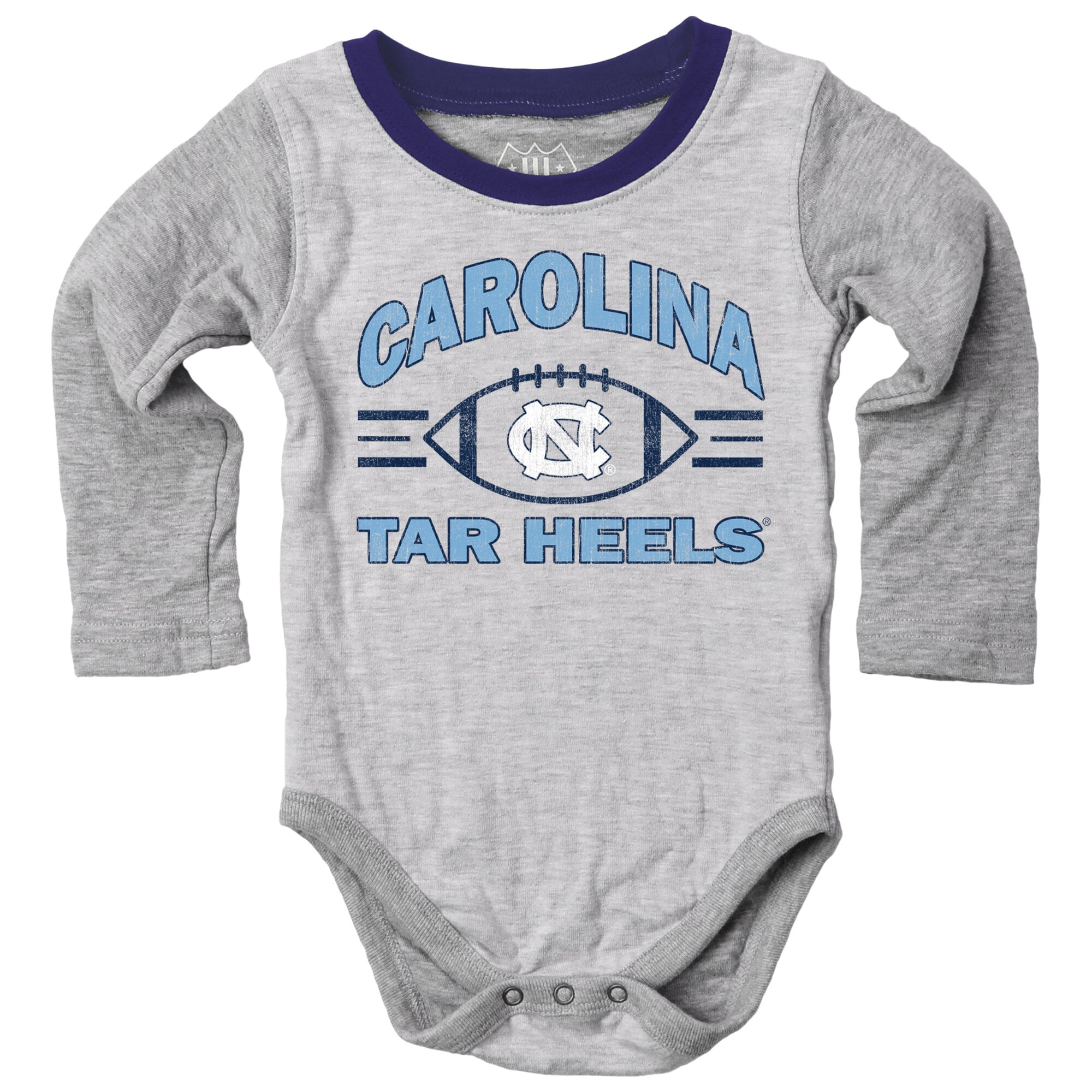 Infant Wes & Willy Heather Gray North Carolina Tar Heels Jie Hopper Set