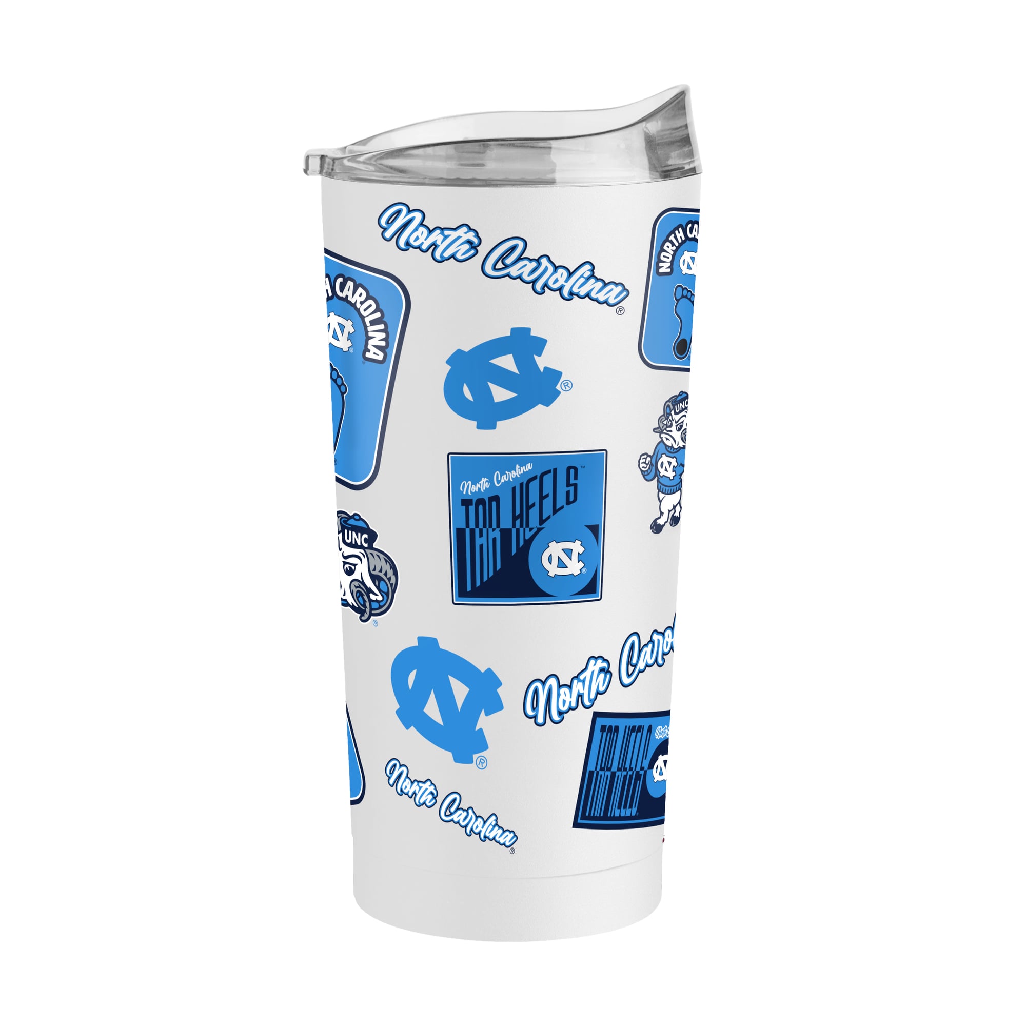 Gobelet isotherme 20 oz Dreamweave à revêtement en poudre Logo Brands North Carolina Tar Heels