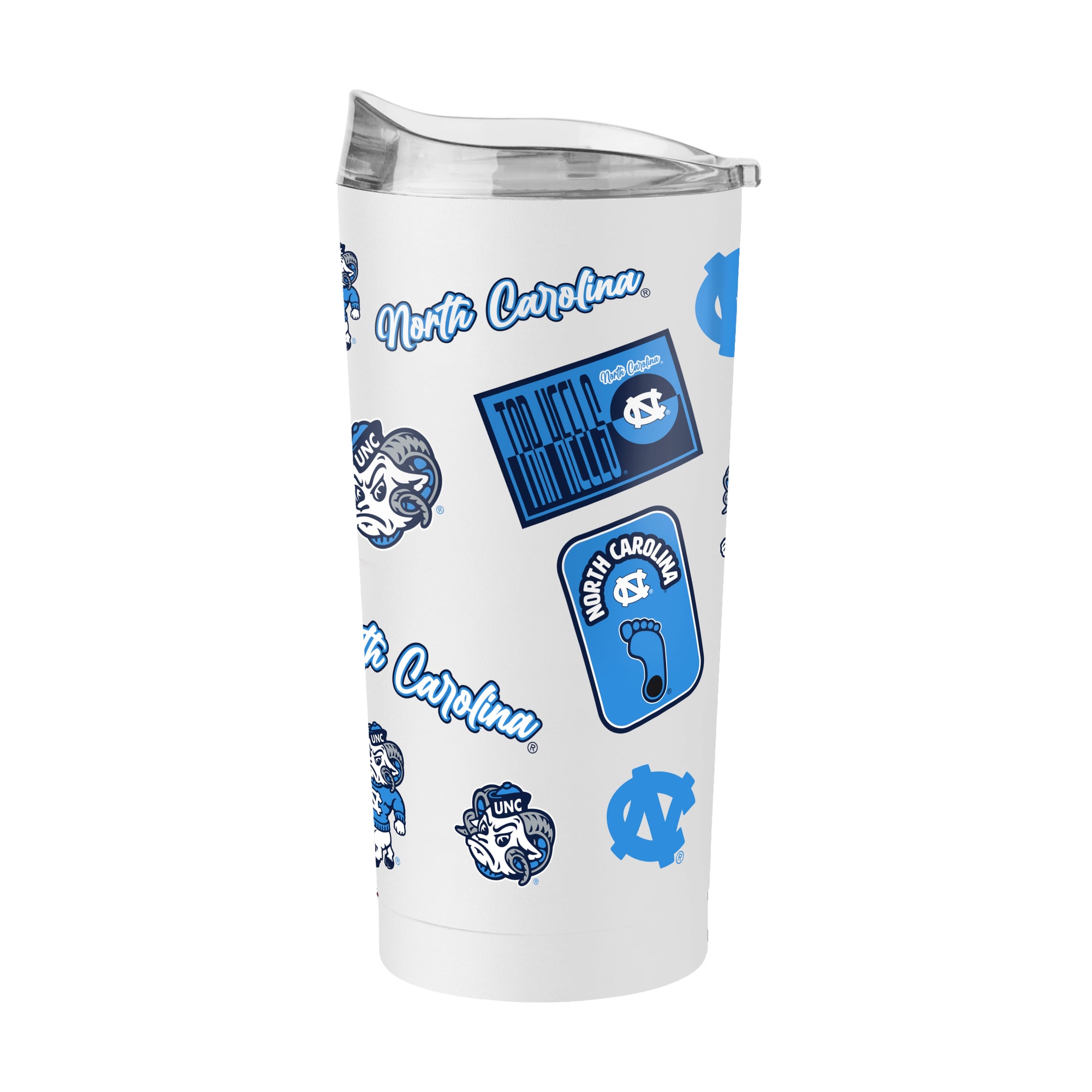 Gobelet isotherme 20 oz Dreamweave à revêtement en poudre Logo Brands North Carolina Tar Heels