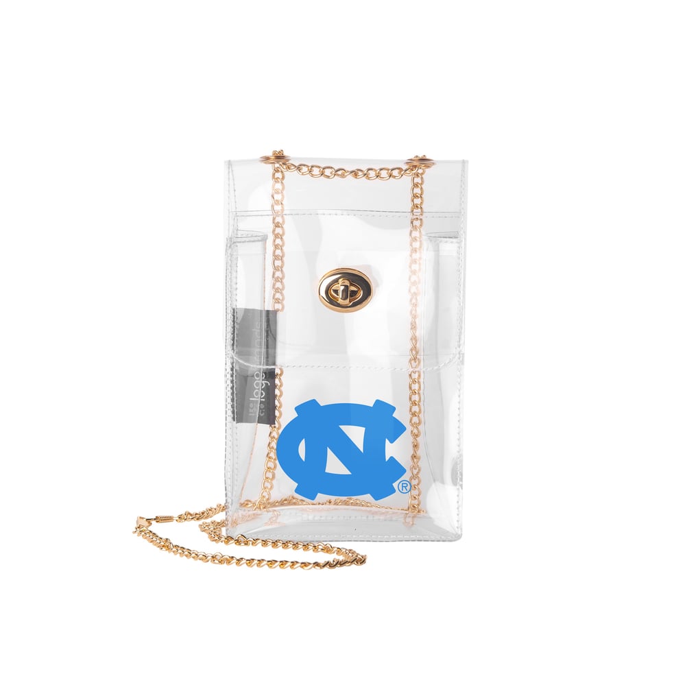 Logo Brands North Carolina Tar Heels Clear Essential Crossbody Purse