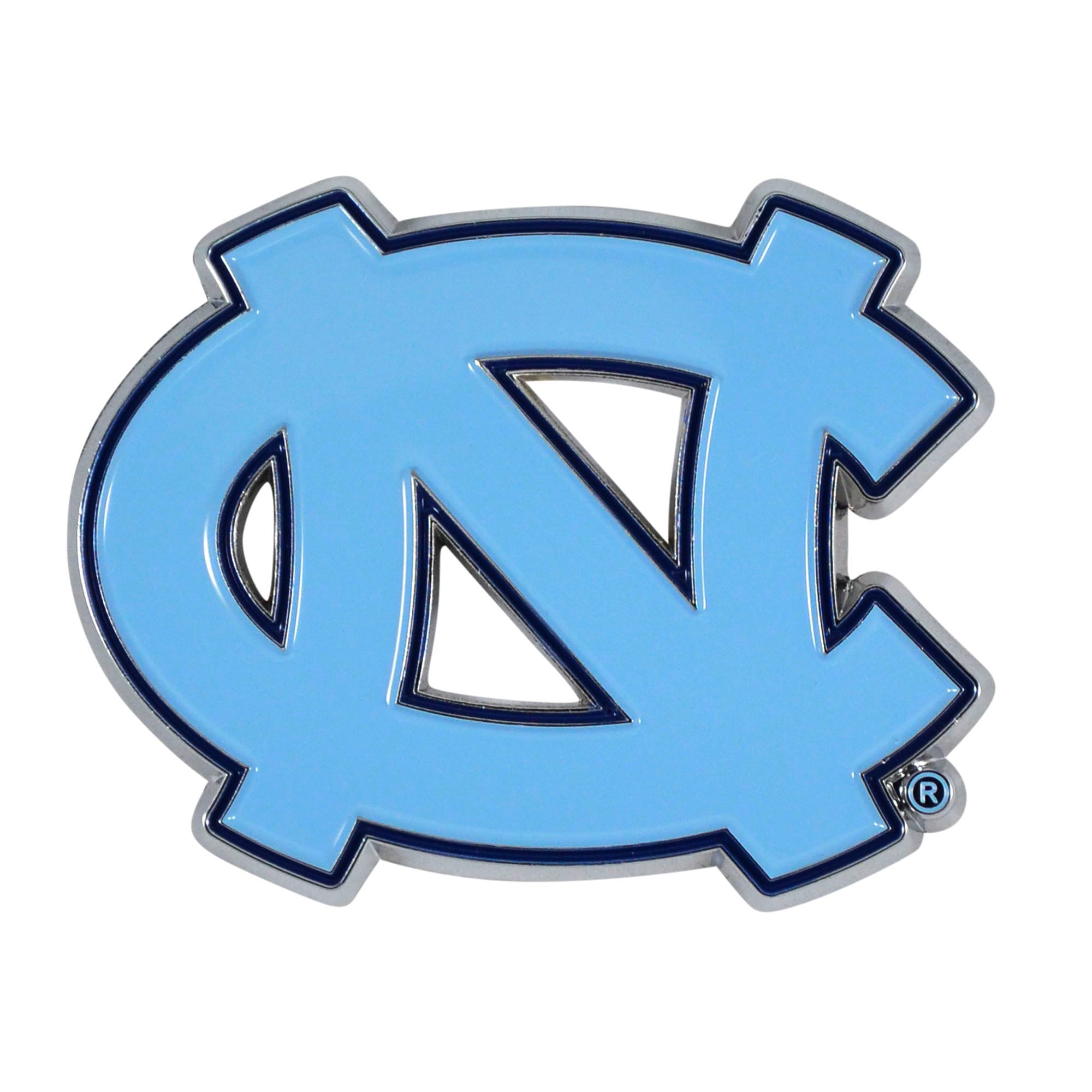Logo Brands North Carolina Tar Heels Embossed Color Auto Emblem