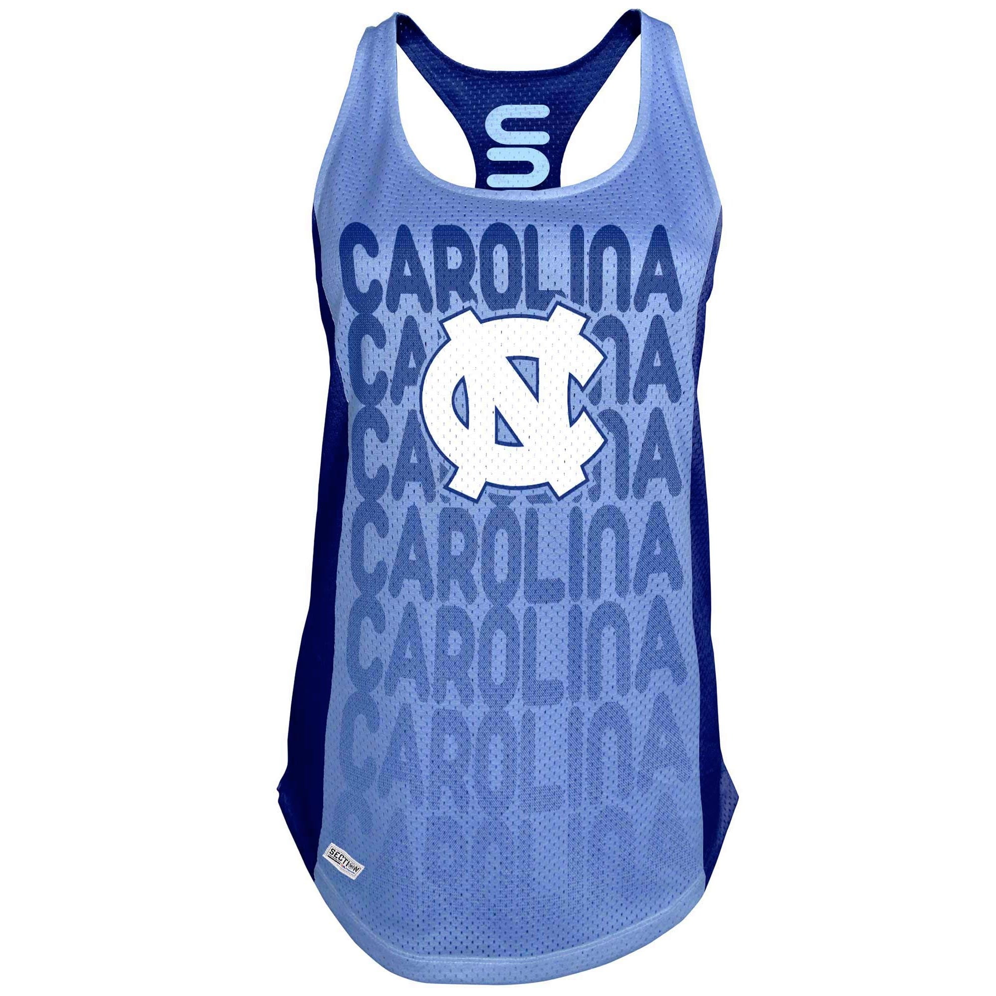 TANK Carolina Tar Heels ナイロンセットアップ Majestic North Carolina Tar Heels (UNC) Ladies Whatever It Takes