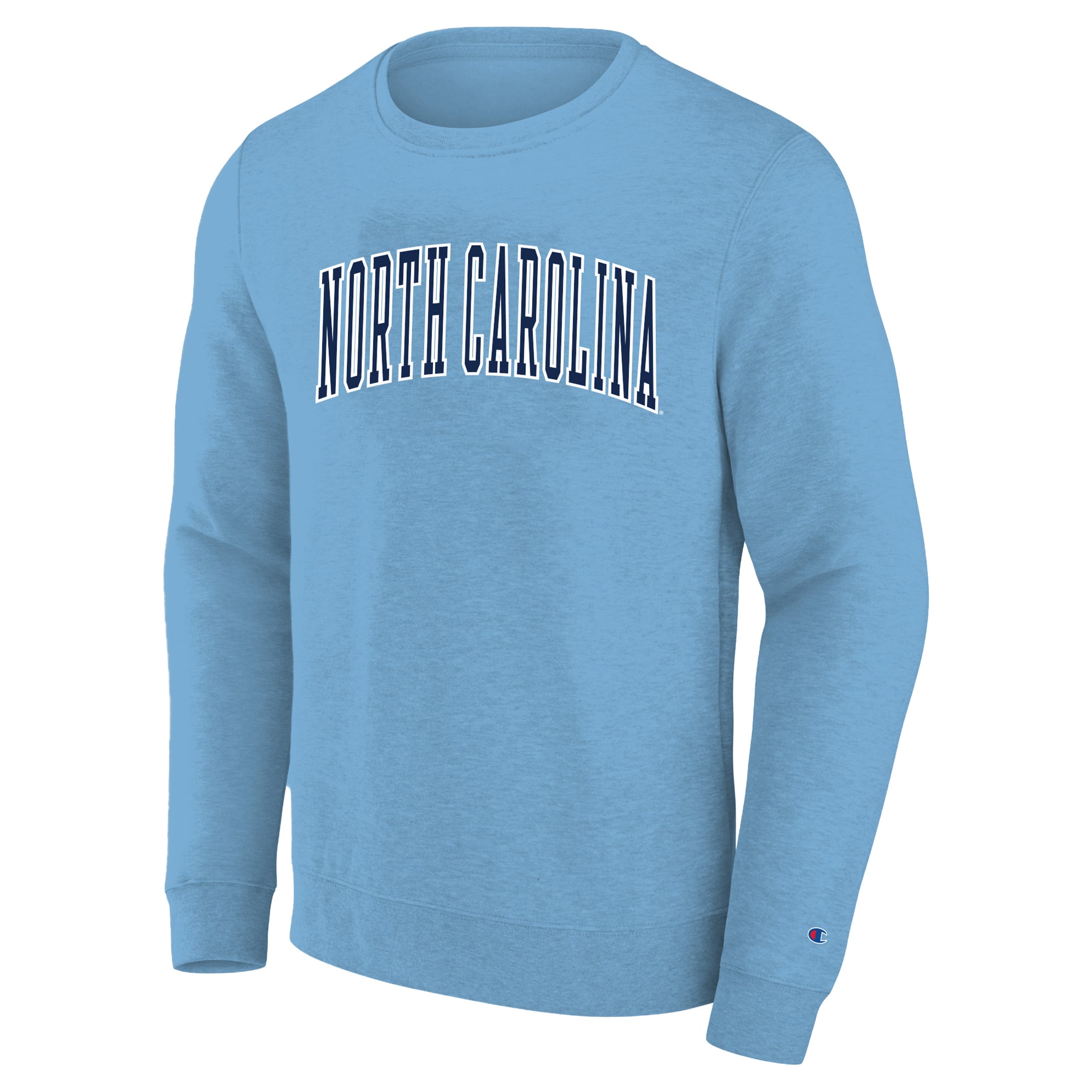 Men's Big and Tall Champion Carolina Blue North Tar Heels Arch Applique Sweatshirt
