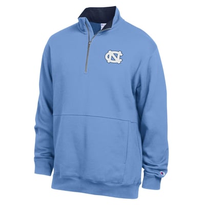  North Carolina Tar Heels Champion Fleece Quarter-Zip Pullover - Carolina Blue