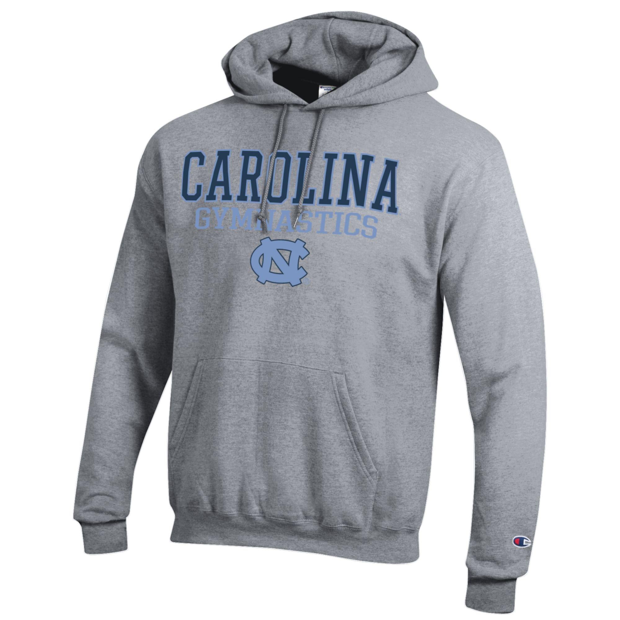Men's Champion  Navy North Carolina Tar Heels Gymnastics Stack Powerblend Pullover Hoodie