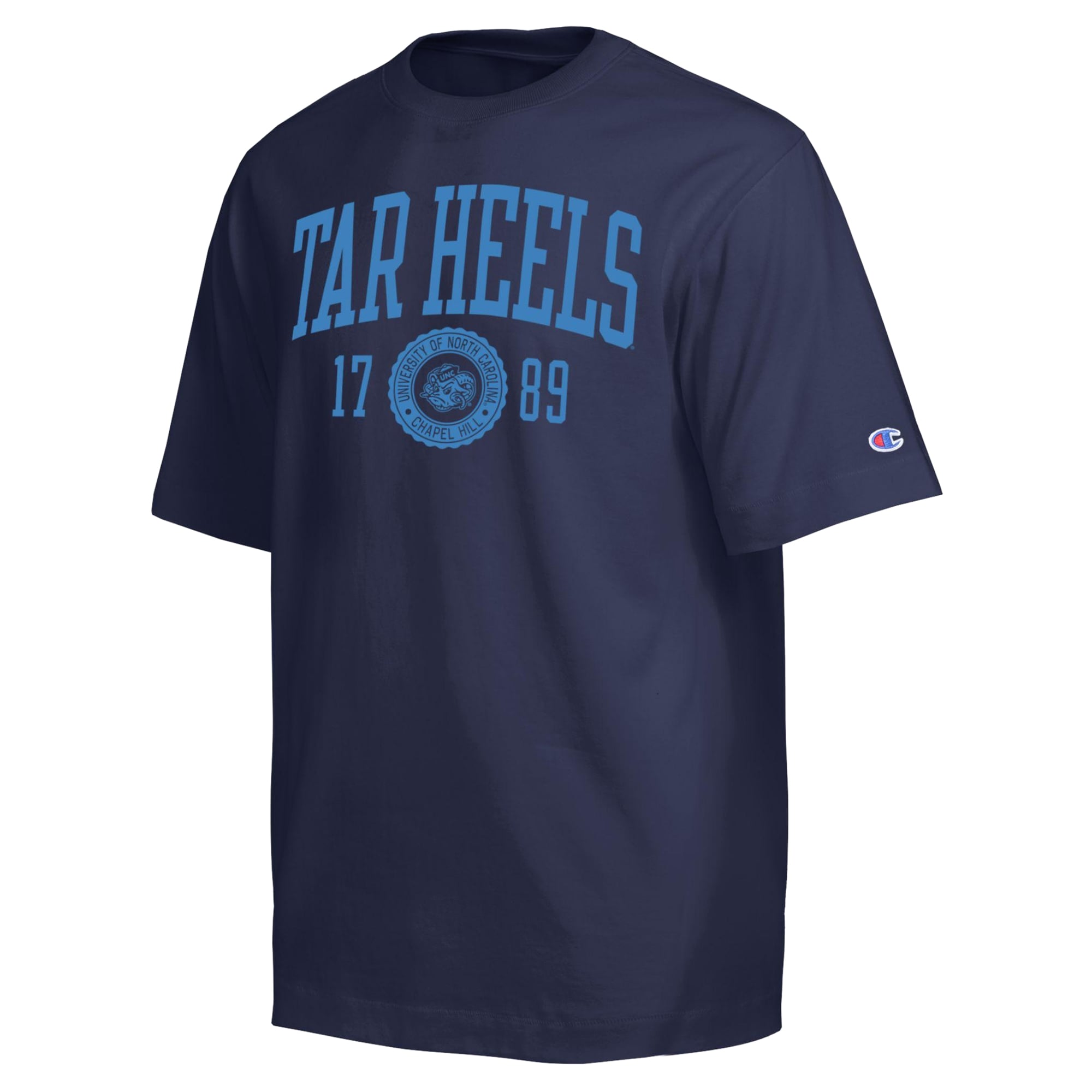 Men's Champion  Navy North Carolina Tar Heels Established Tradition Heavyweight T-Shirt
