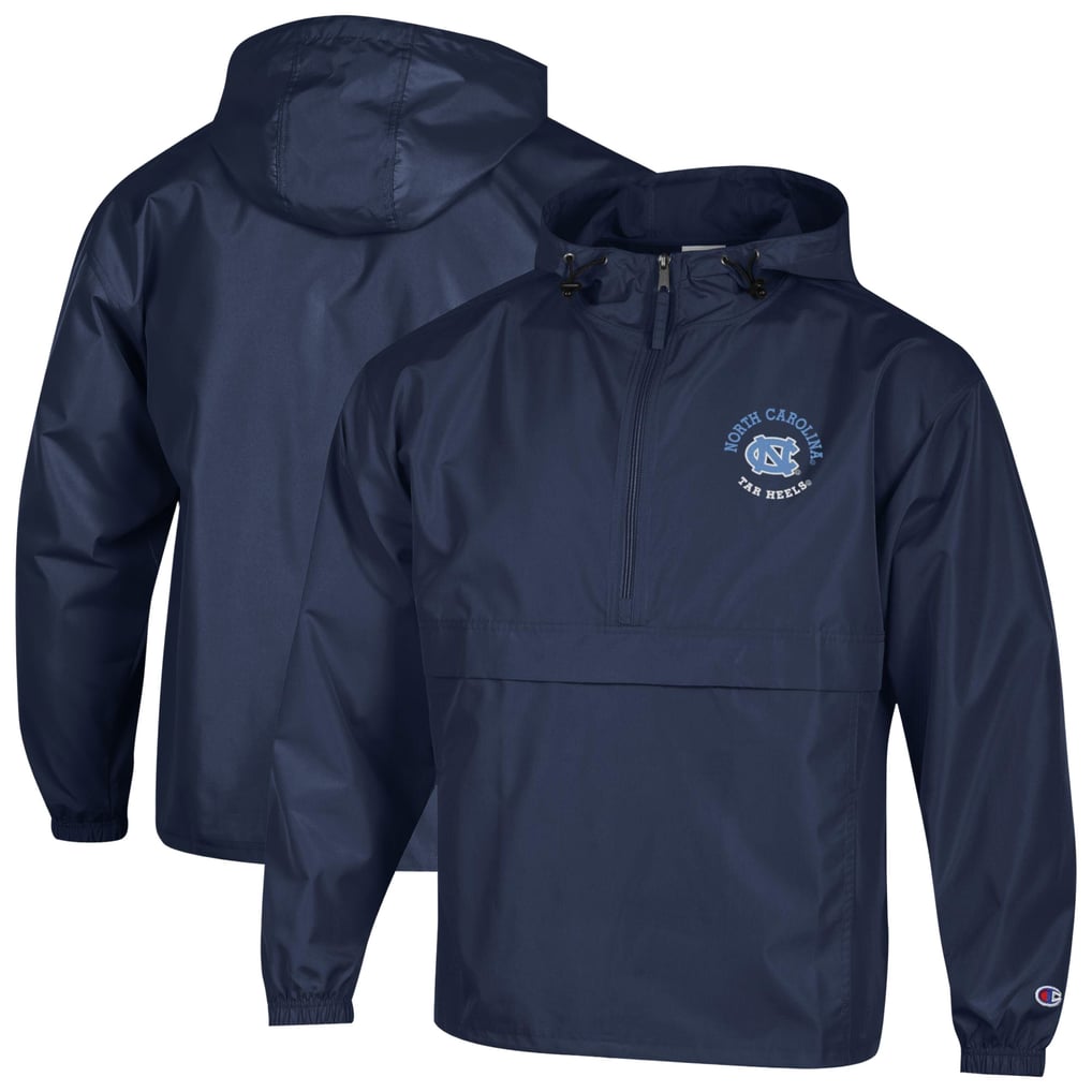 Men's Champion Navy North Carolina Tar Heels Packable Hooded ...