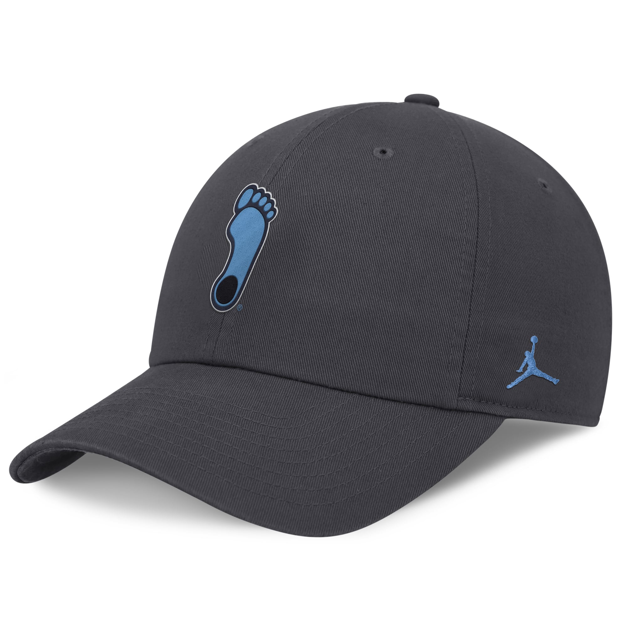 Men's Jordan Brand Anthracite North Carolina Tar Heels Club Dri-FIT Adjustable Hat