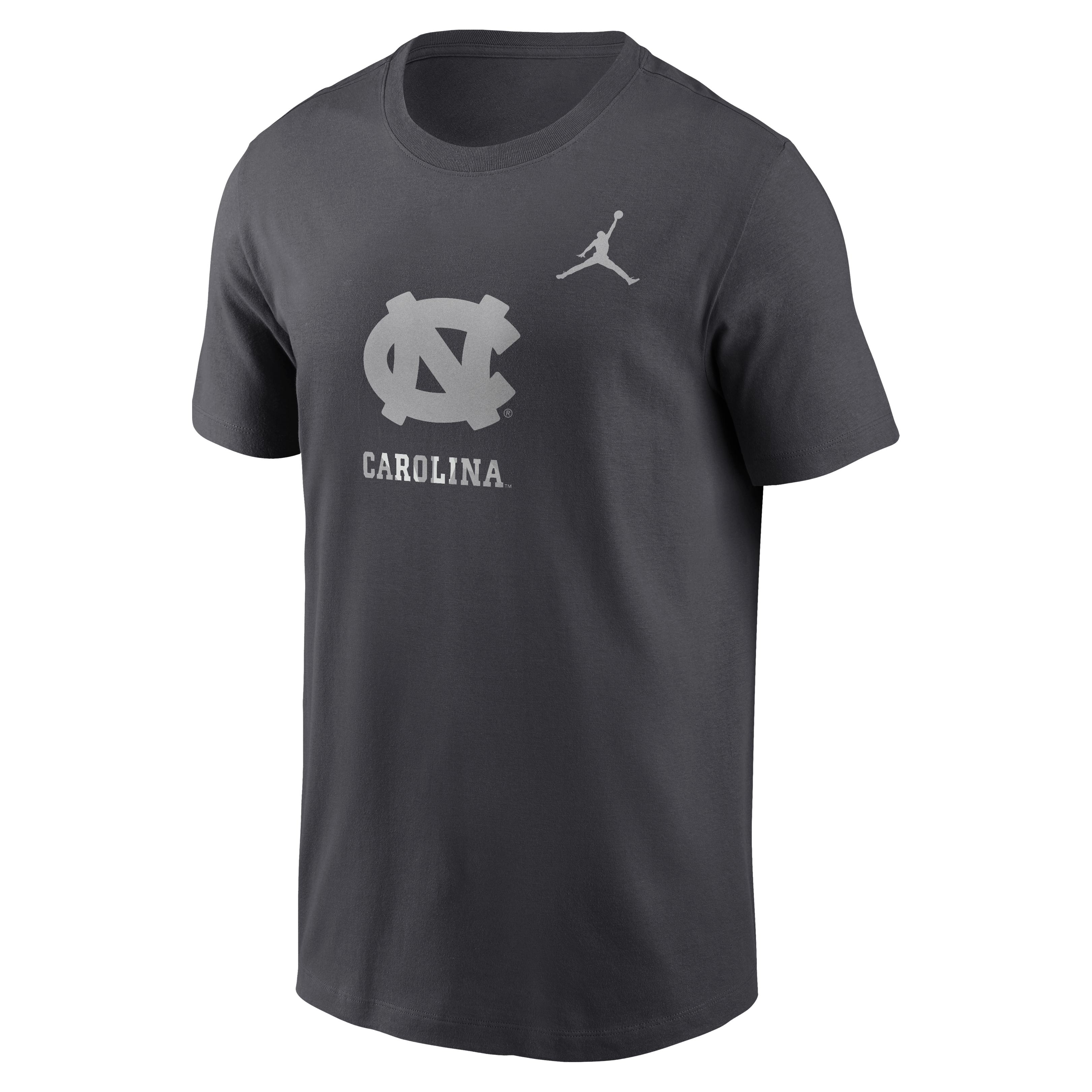 T-shirt Jordan Brand Anthracite pour homme, collection North Carolina Tar Heels