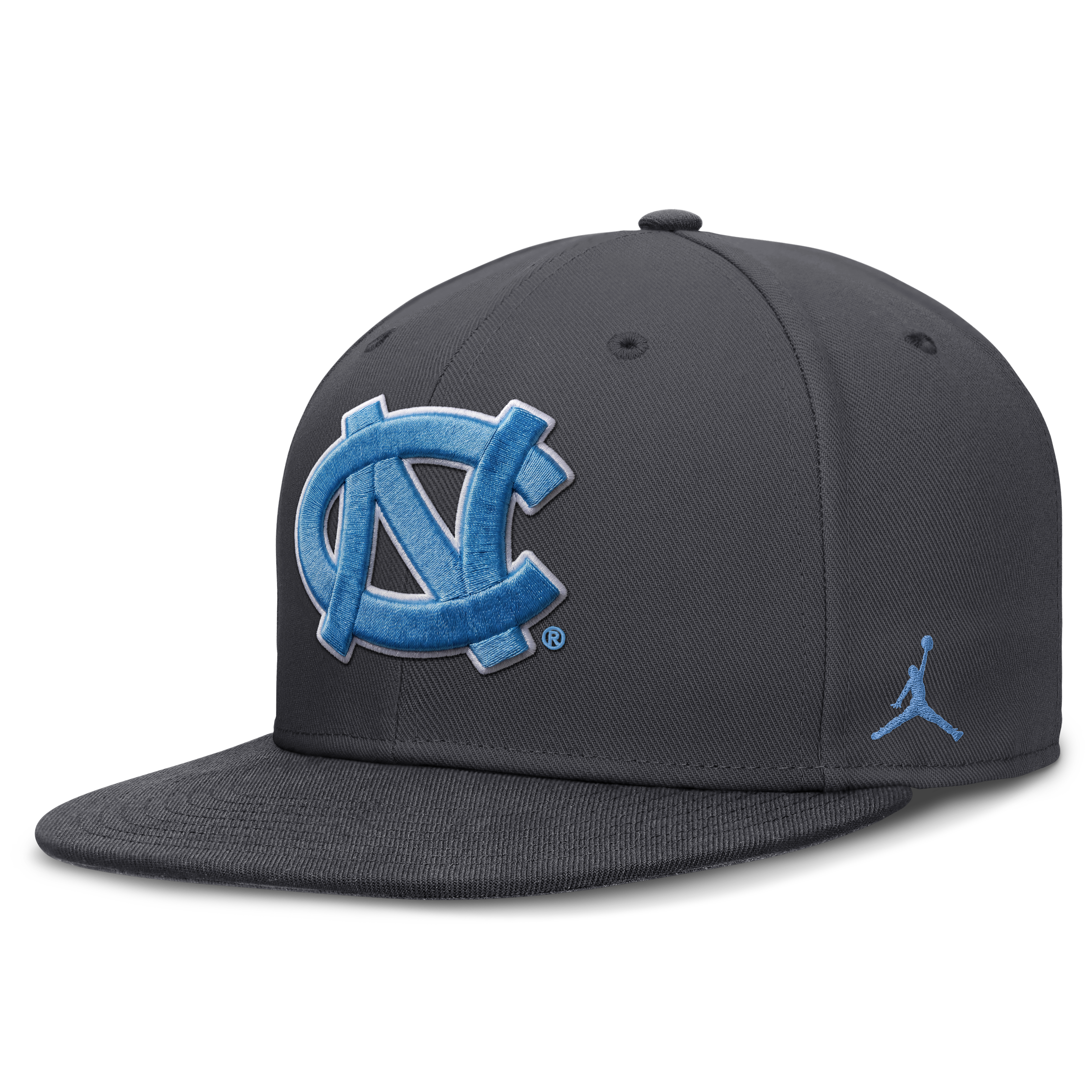 Men's Jordan Brand Anthracite North Carolina Tar Heels Pro Dri-FIT Fitted Hat