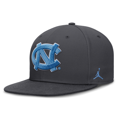 North Carolina Tar Heels Jordan Brand Pro Dri-FIT Fitted Hat - Anthracite