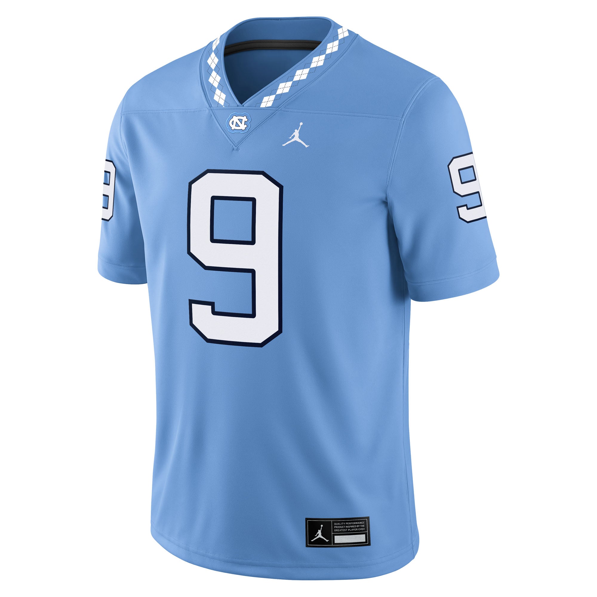 Maillot domicile Jordan Brand Billy Edwards Jr bleu Caroline des Tar Heels de du Nord pour homme