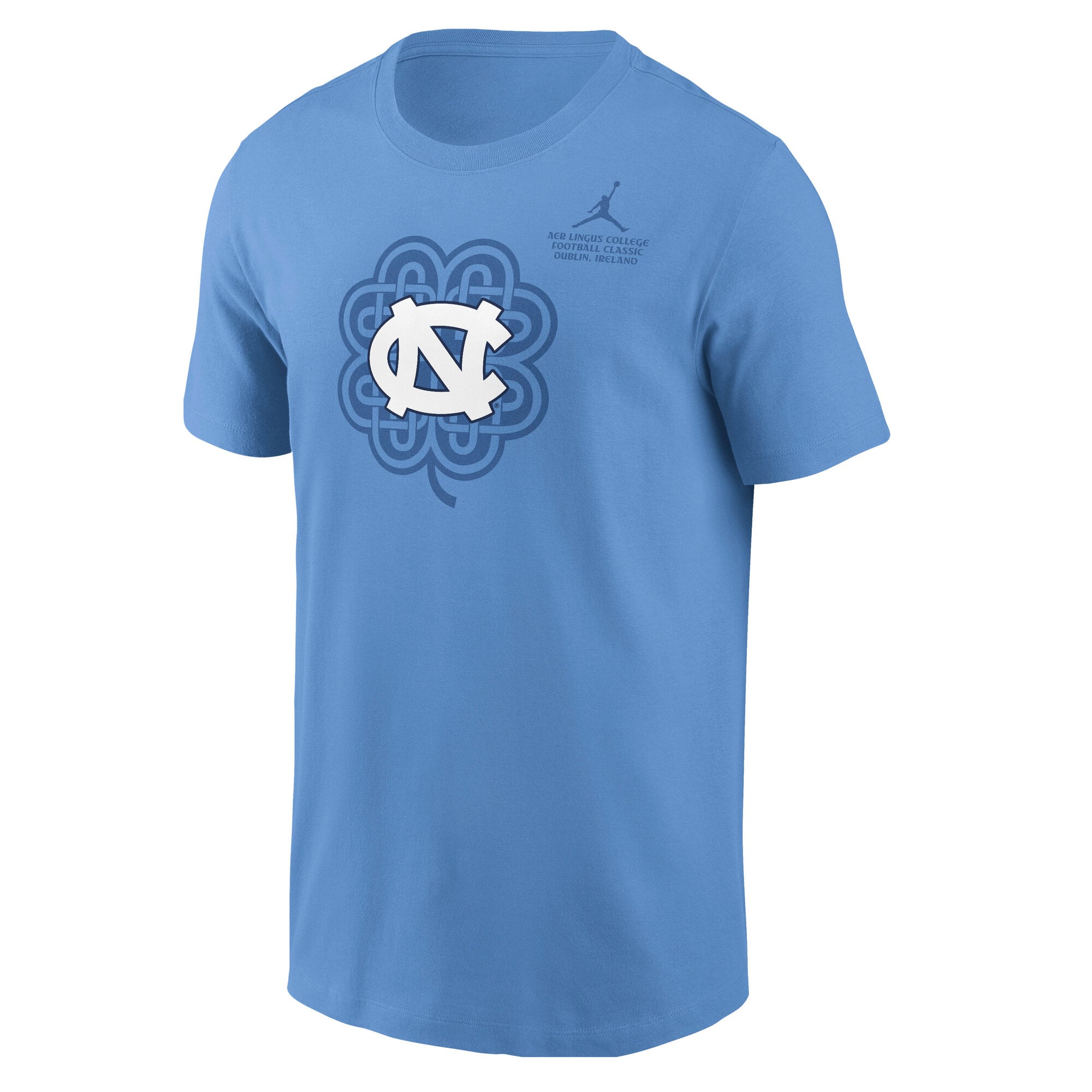 Men's Jordan Brand  Carolina Blue North Tar Heels 2026 Aer Lingus College Football Classic T-Shirt