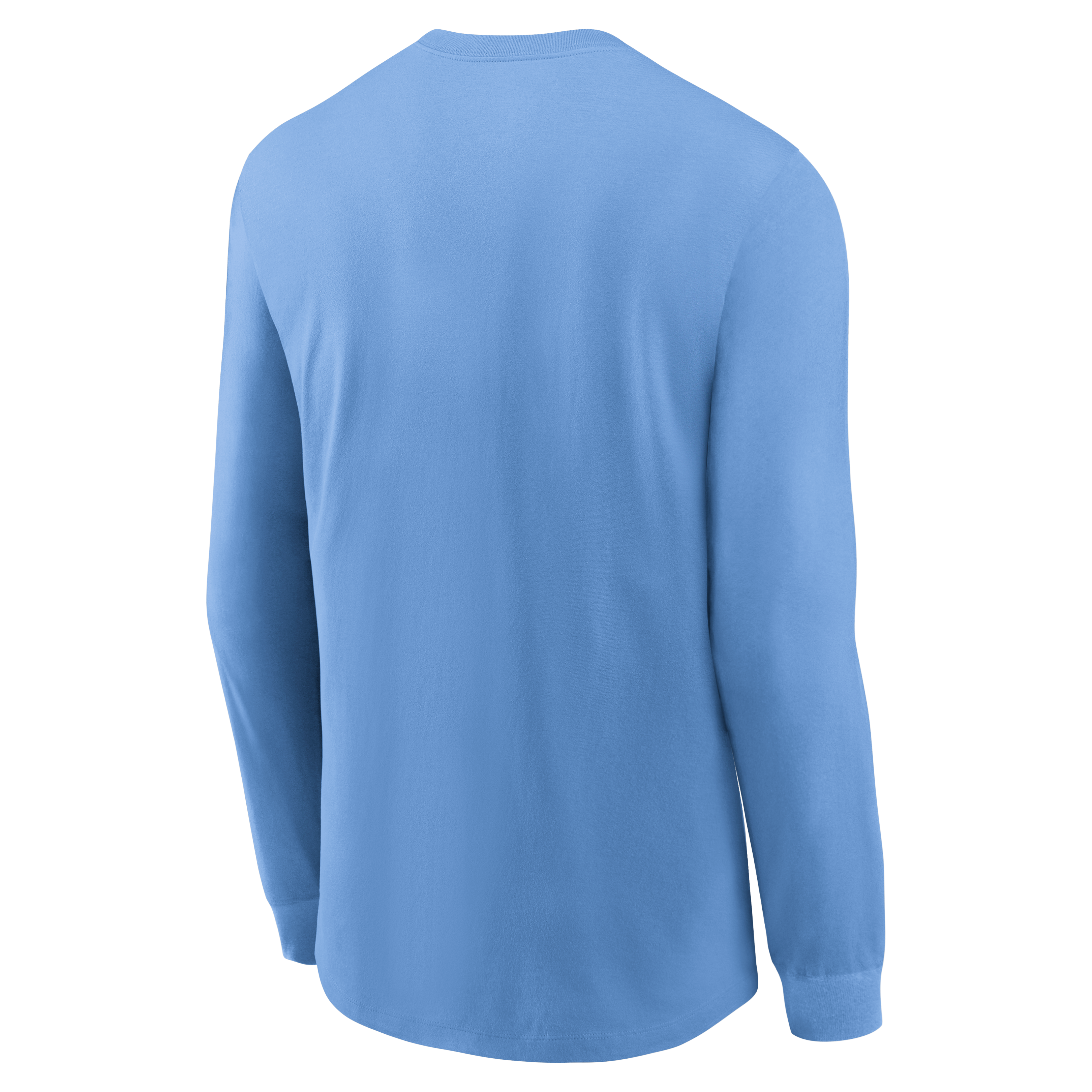 T-shirt à manches longues Jordan Brand Carolina Blue North Tar Heels 2026 Sideline Slogan Dri-FIT pour homme