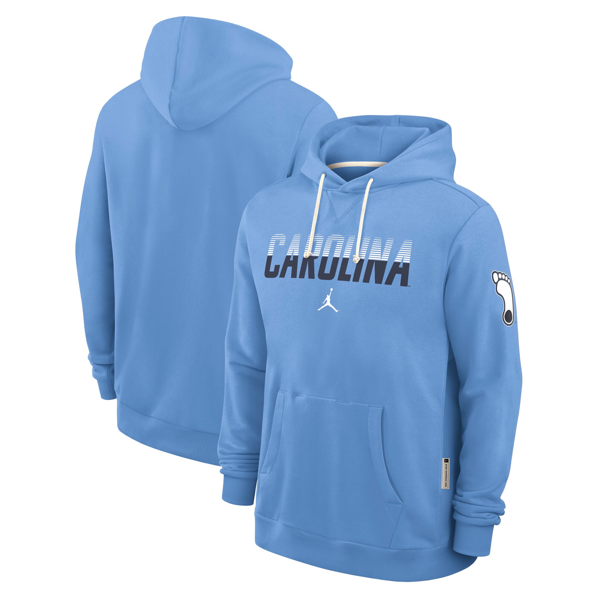 Sweat à capuche Jordan Brand Carolina Blue North Tar Heels 2026 Sideline Standard Issue Dri-FIT pour homme