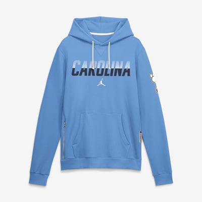 North Carolina Tar Heels Jordan Brand 2026 Sideline Standard Issue Dri-FIT Hoodie - Carolina Blue