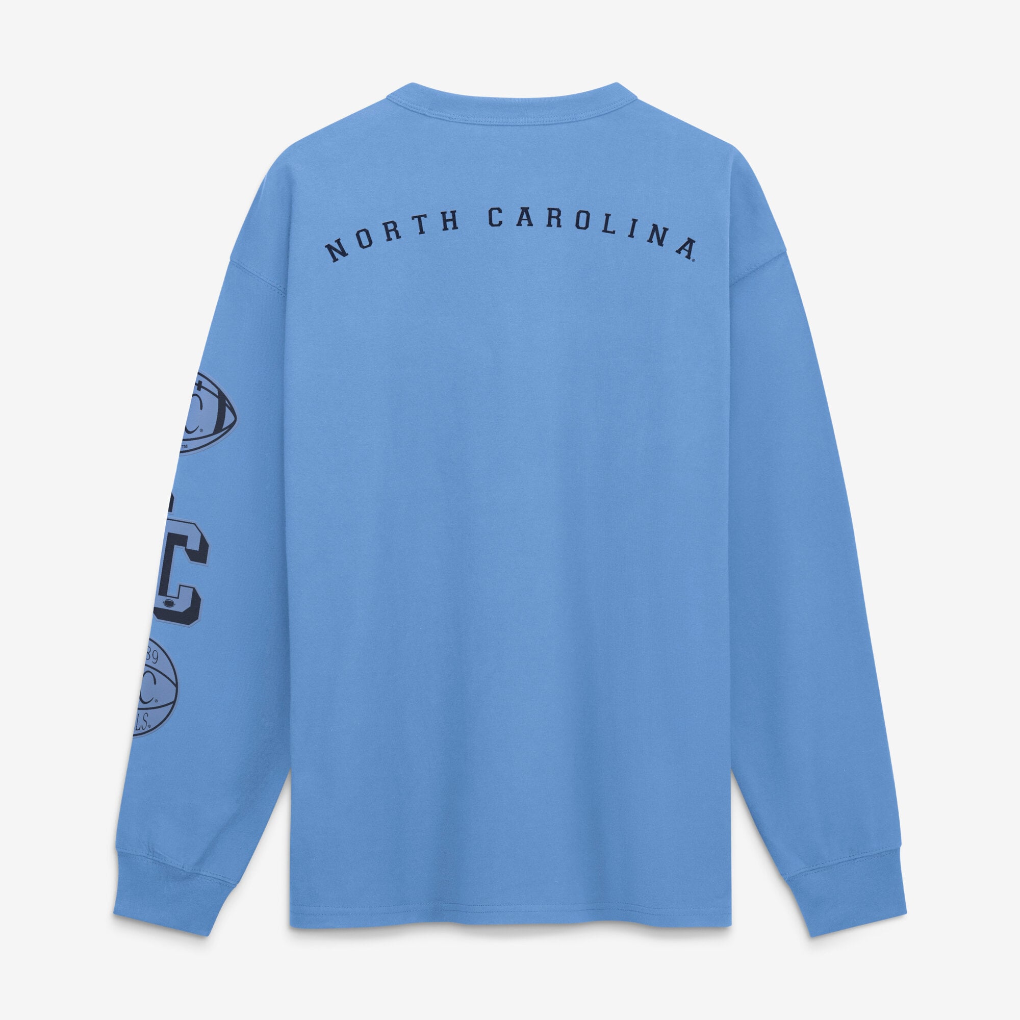 T-shirt à manches longues et poche Jordan Brand Carolina Blue North Tar Heels pour homme