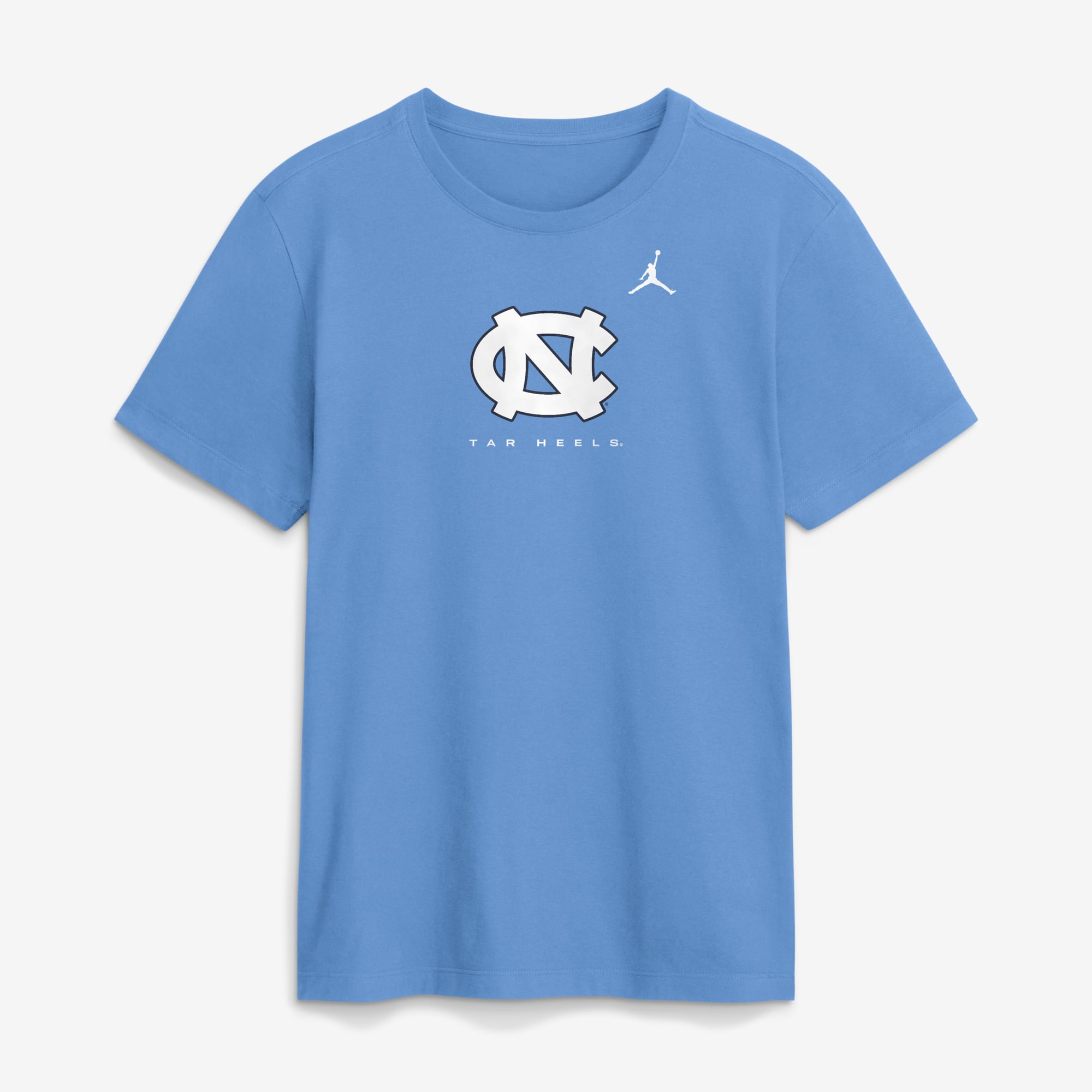 T-shirt Jordan Brand Carolina Blue pour homme, North Tar Heels Courtside Dri-FIT
