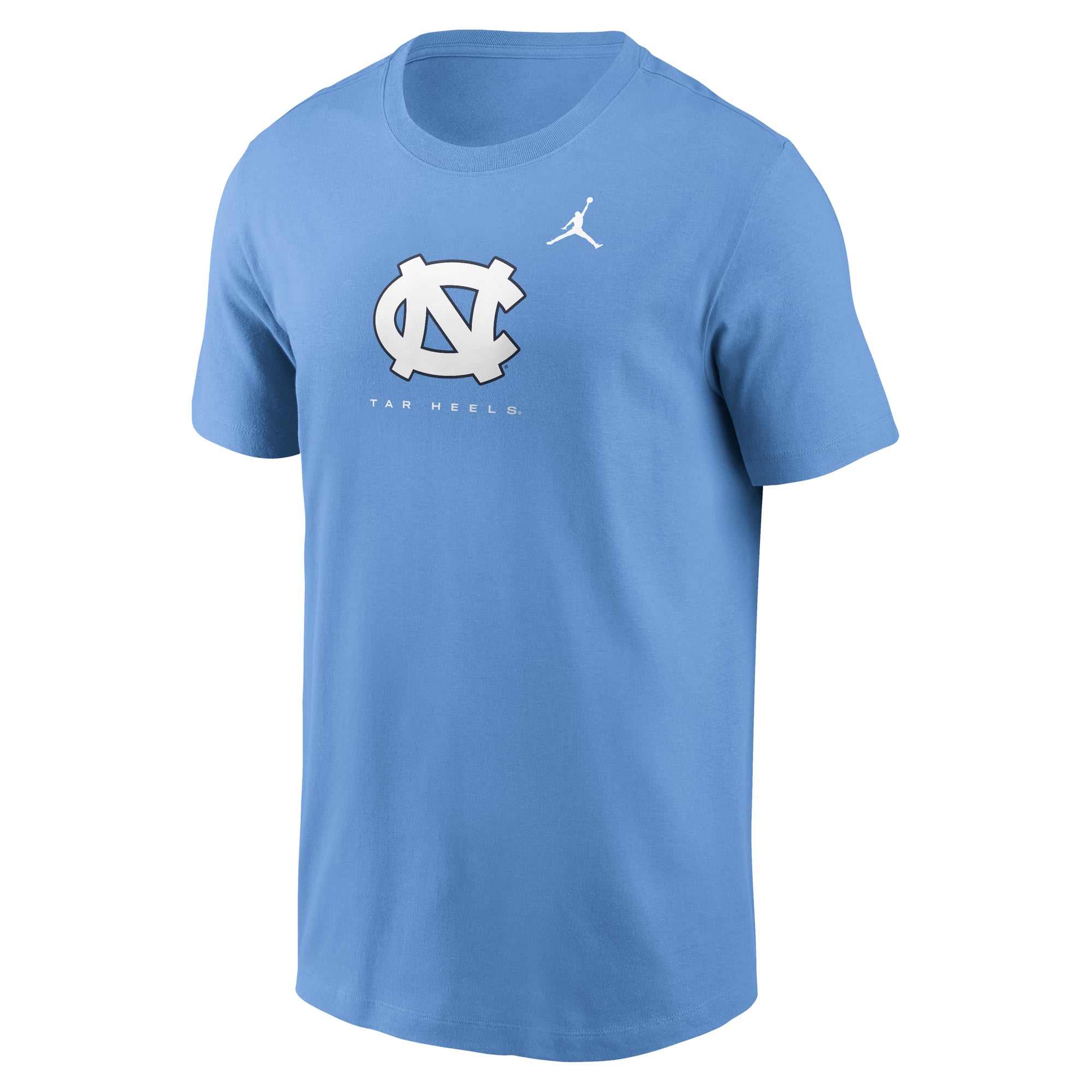 T-shirt Jordan Brand Carolina Blue pour homme, North Tar Heels Courtside Dri-FIT