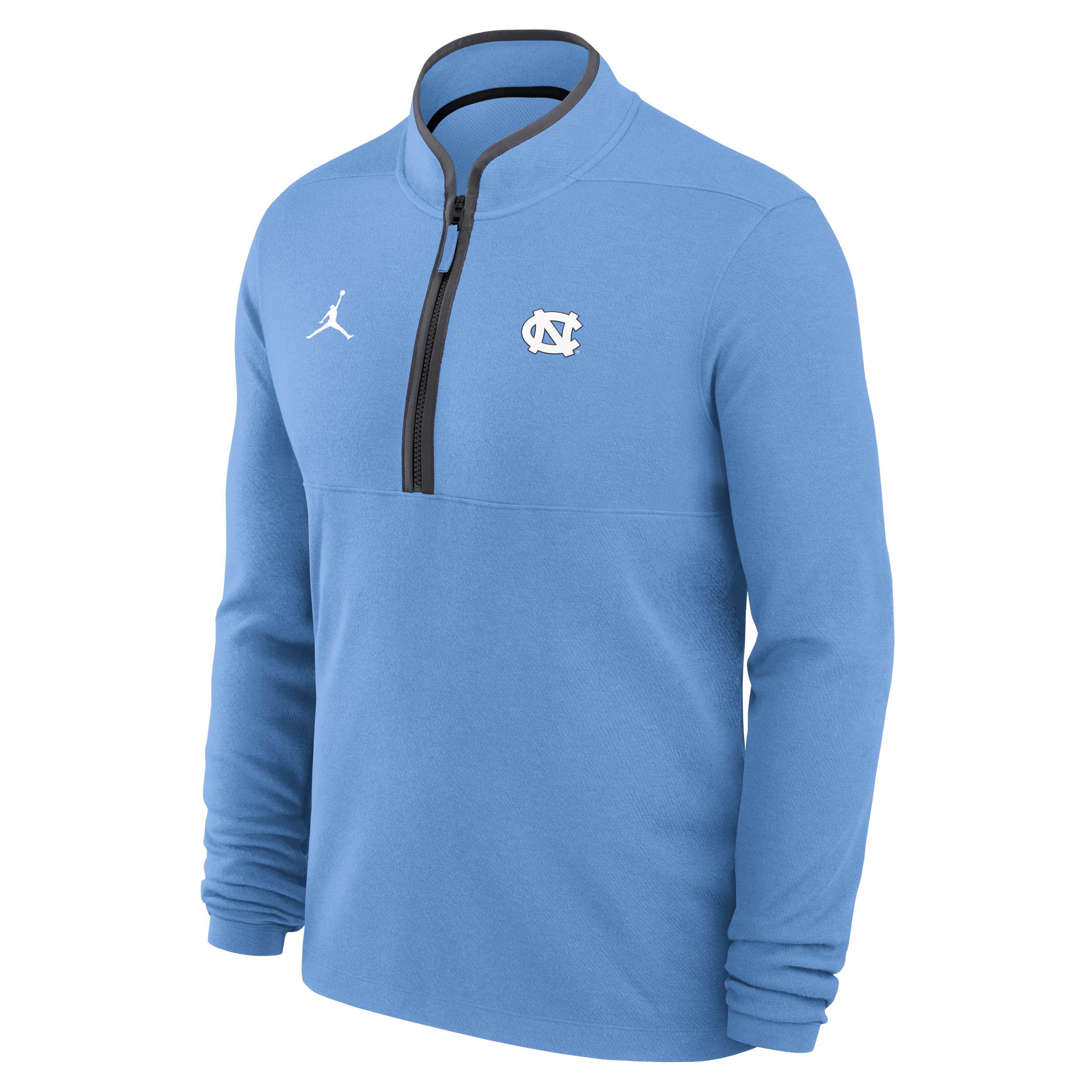 Pull-over à demi-zip Jordan Brand Carolina Blue North Tar Heels Dri-FIT Victory pour homme