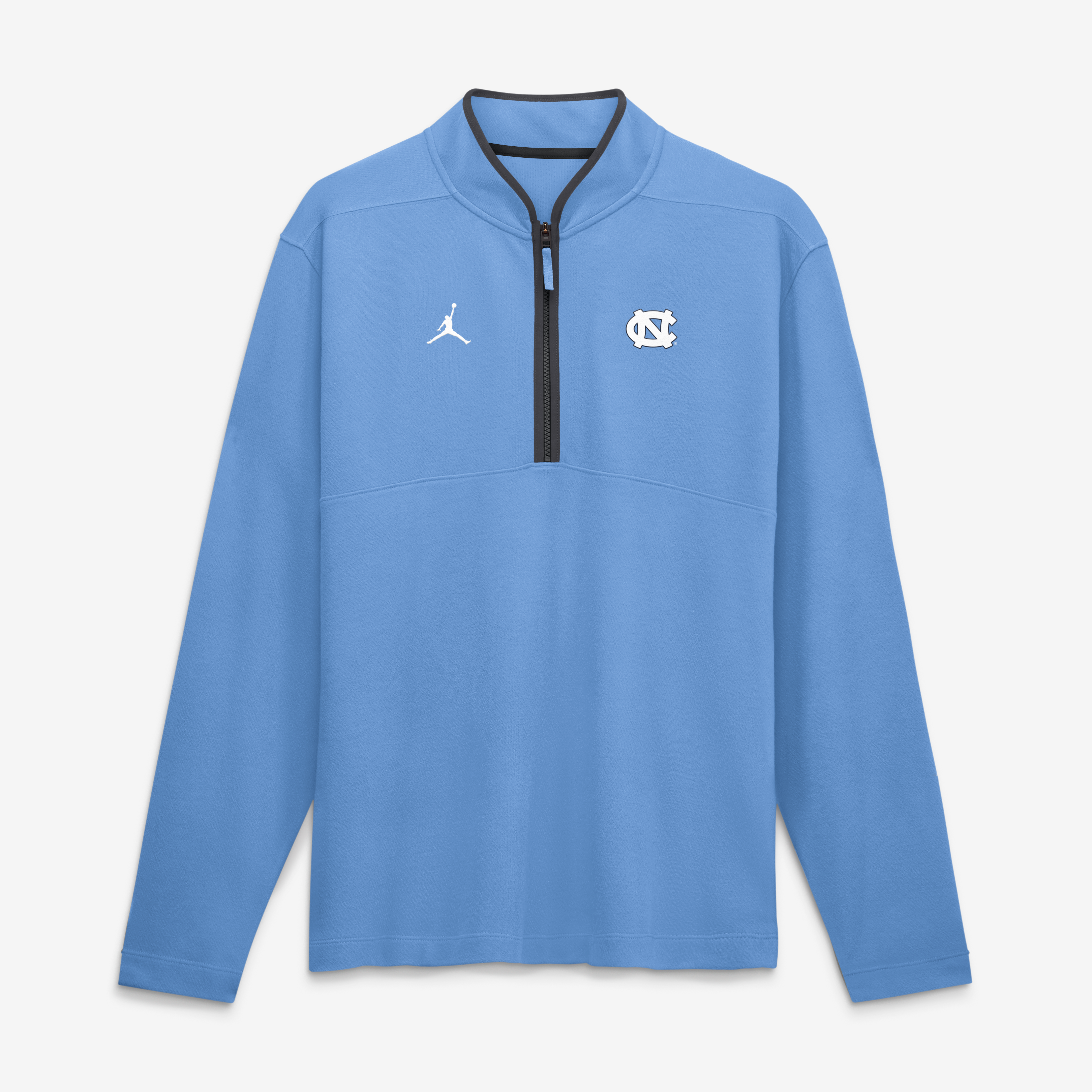 Pull-over à demi-zip Jordan Brand Carolina Blue North Tar Heels Dri-FIT Victory pour homme