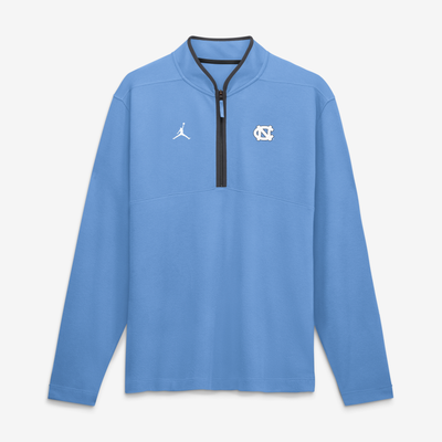  North Carolina Tar Heels Jordan Brand Dri-FIT Victory Half-Zip Pullover - Carolina Blue