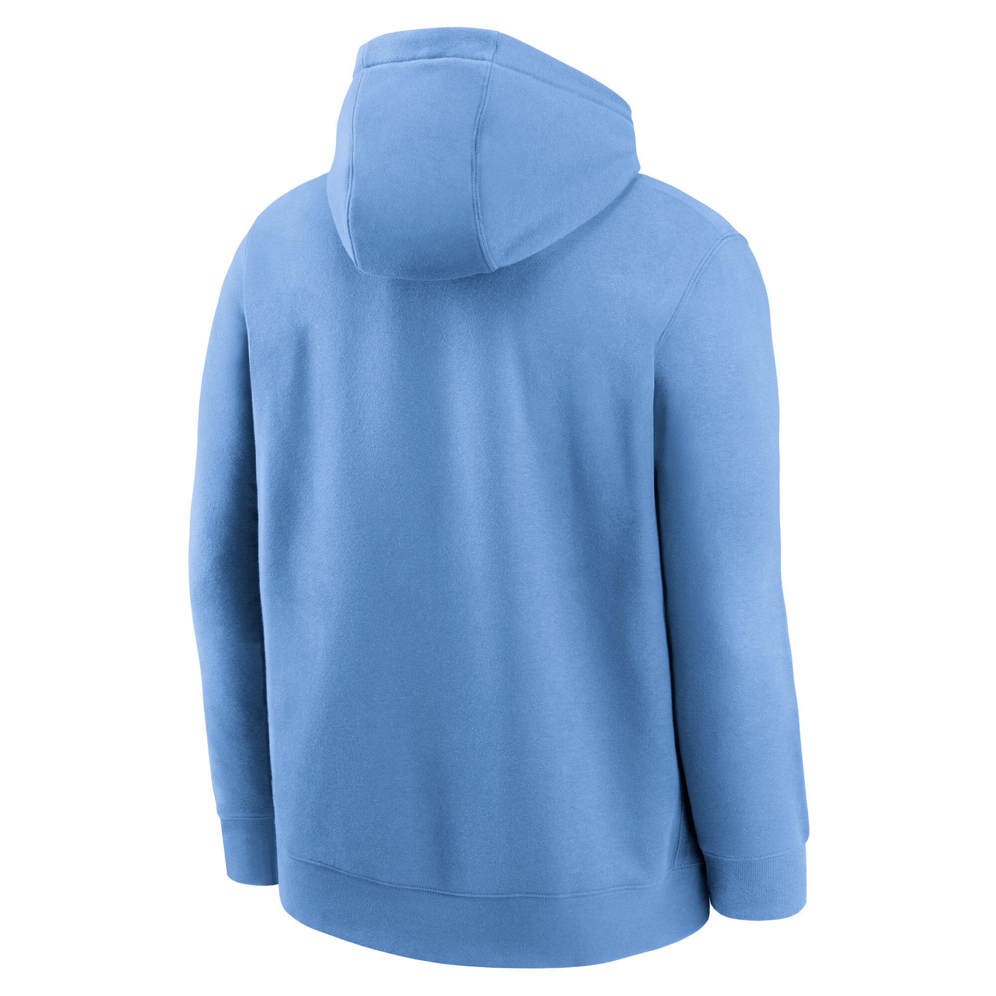 Sweat à capuche en polaire Jordan Brand bleu Caroline, North Carolina Tar Heels Football Stack Club, pour homme