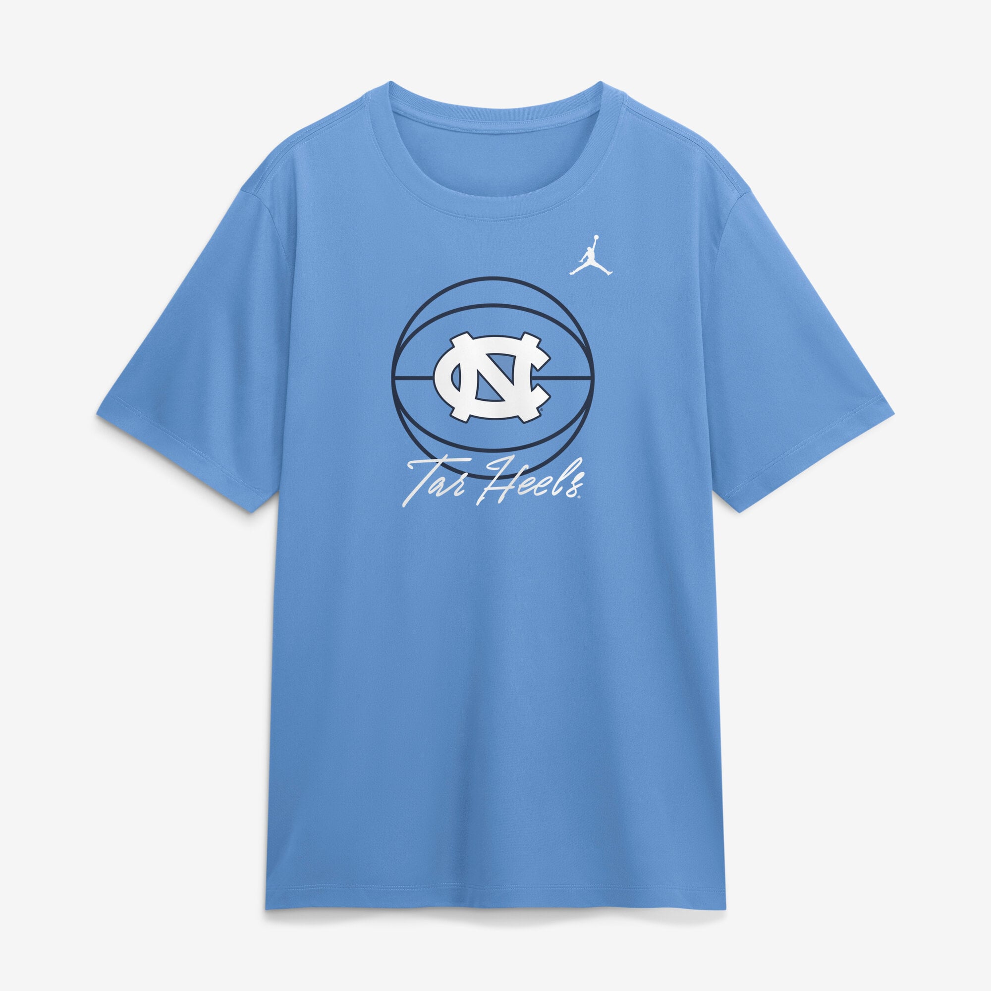 T-shirt Jordan Brand Carolina Blue pour homme, North Tar Heels, Primetime Basketball Icon Legend Dri-FIT