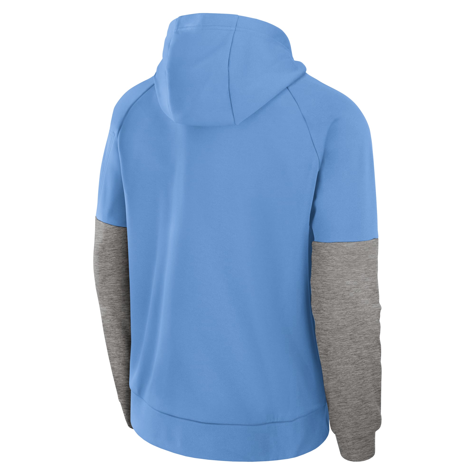 Sweat à capuche raglan en polaire Therma-FIT bleu Caroline des North Carolina Tar Heels de Jordan Brand pour homme