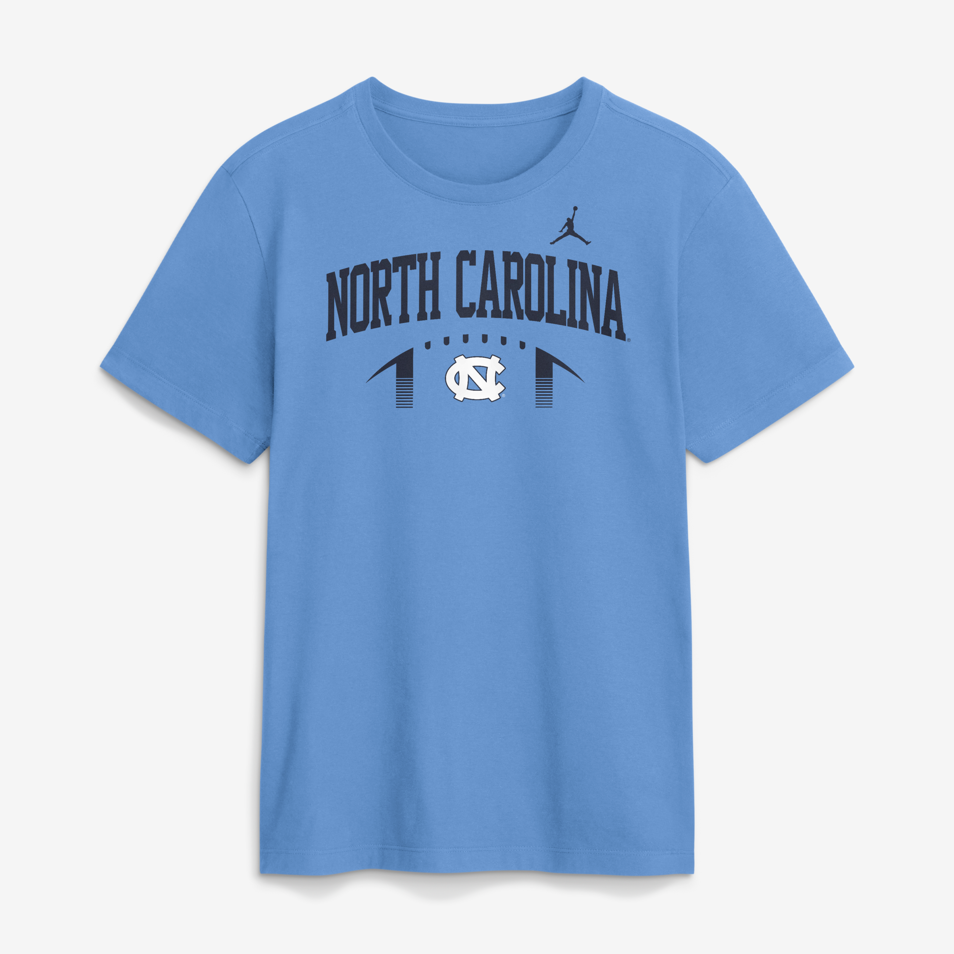 T-shirt Jordan Brand Carolina Blue pour homme, modèle Primetime Football Icon des Tar Heels de Caroline du Nord