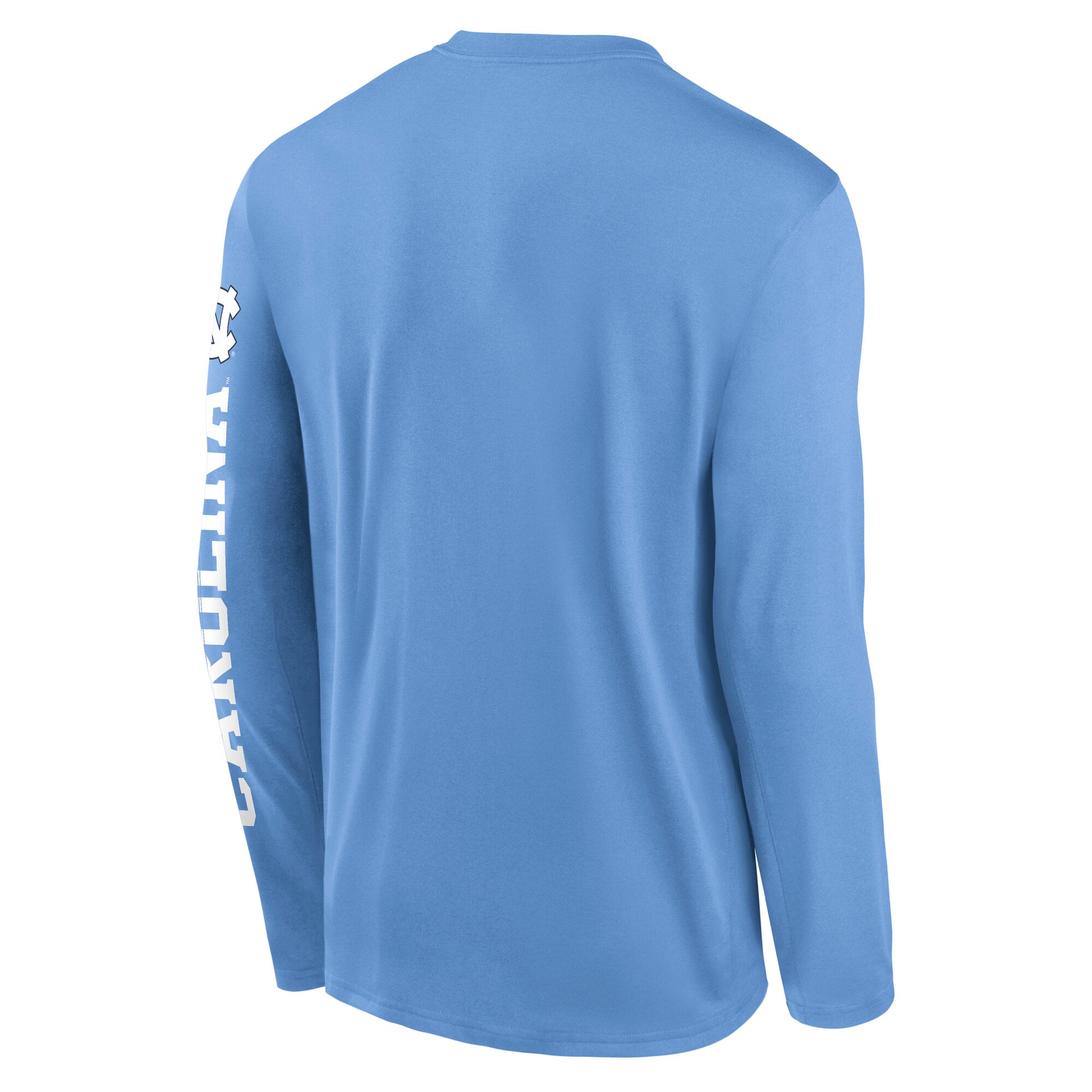 T-shirt à manches longues Jordan Brand Carolina Blue North Tar Heels Primetime Logo Sleeve Legend Dri-FIT pour homme