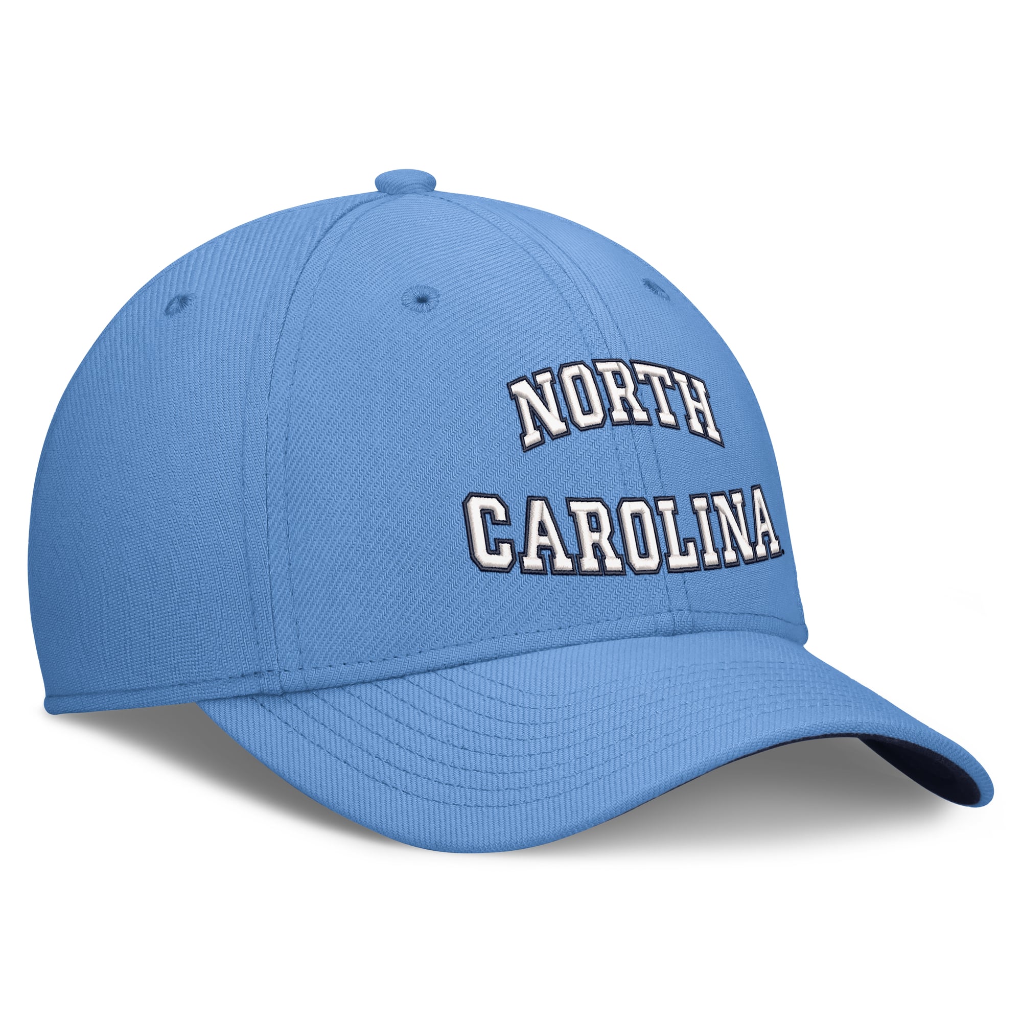 Casquette Jordan Brand Carolina Blue North Tar Heels Primetime Team Rise Dri-FIT Flex pour homme