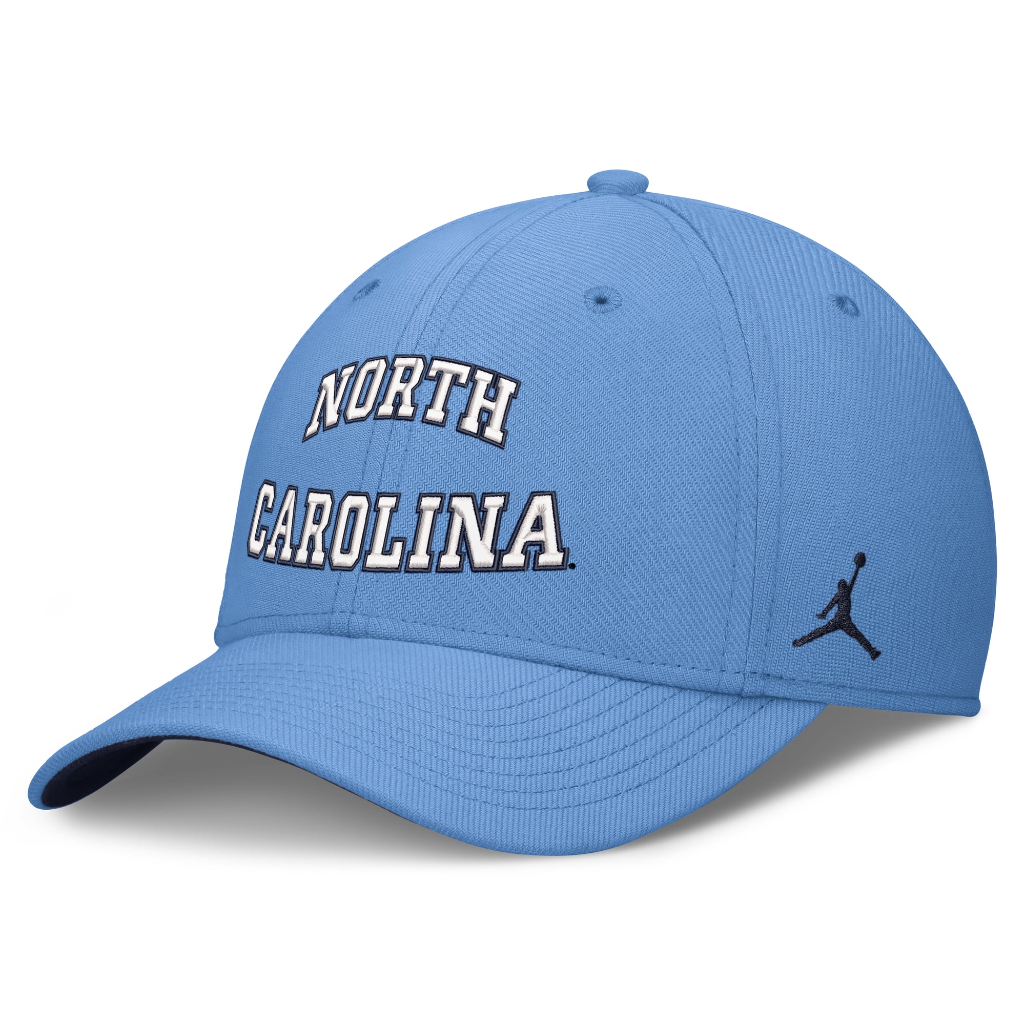 Casquette Jordan Brand Carolina Blue North Tar Heels Primetime Team Rise Dri-FIT Flex pour homme