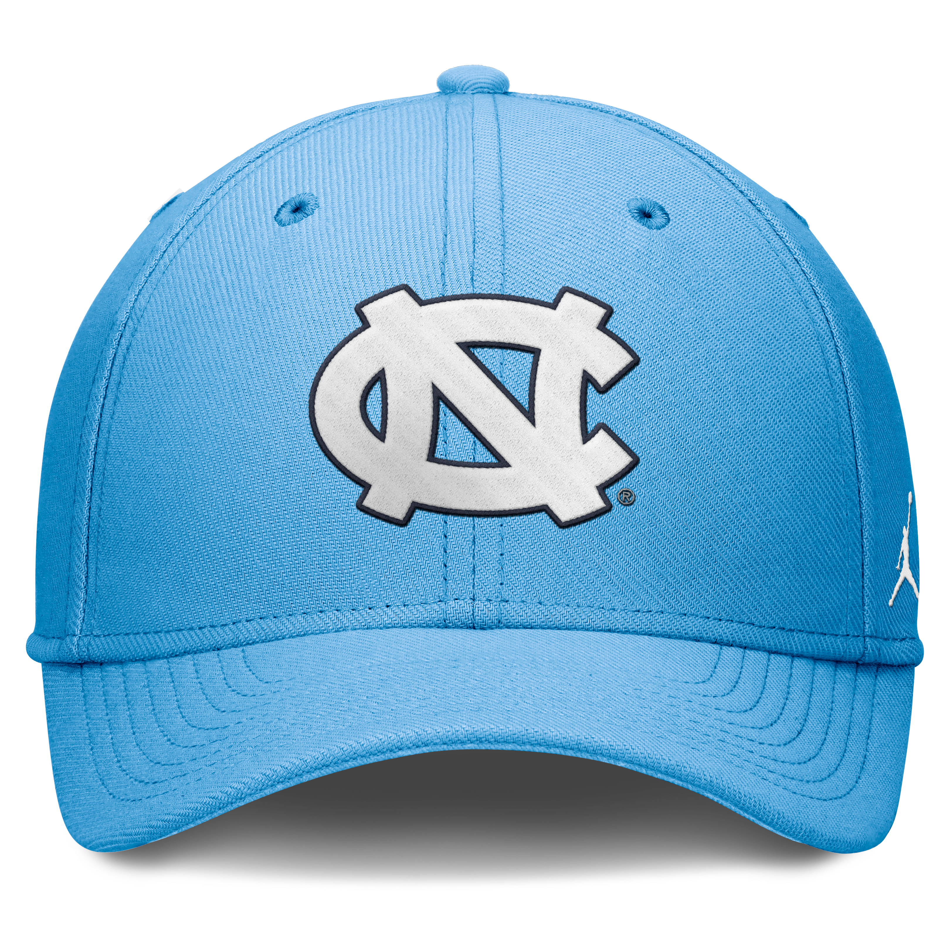 Casquette Jordan Brand Carolina Blue North Tar Heels Rise SwooshFlex Dri-FIT pour homme