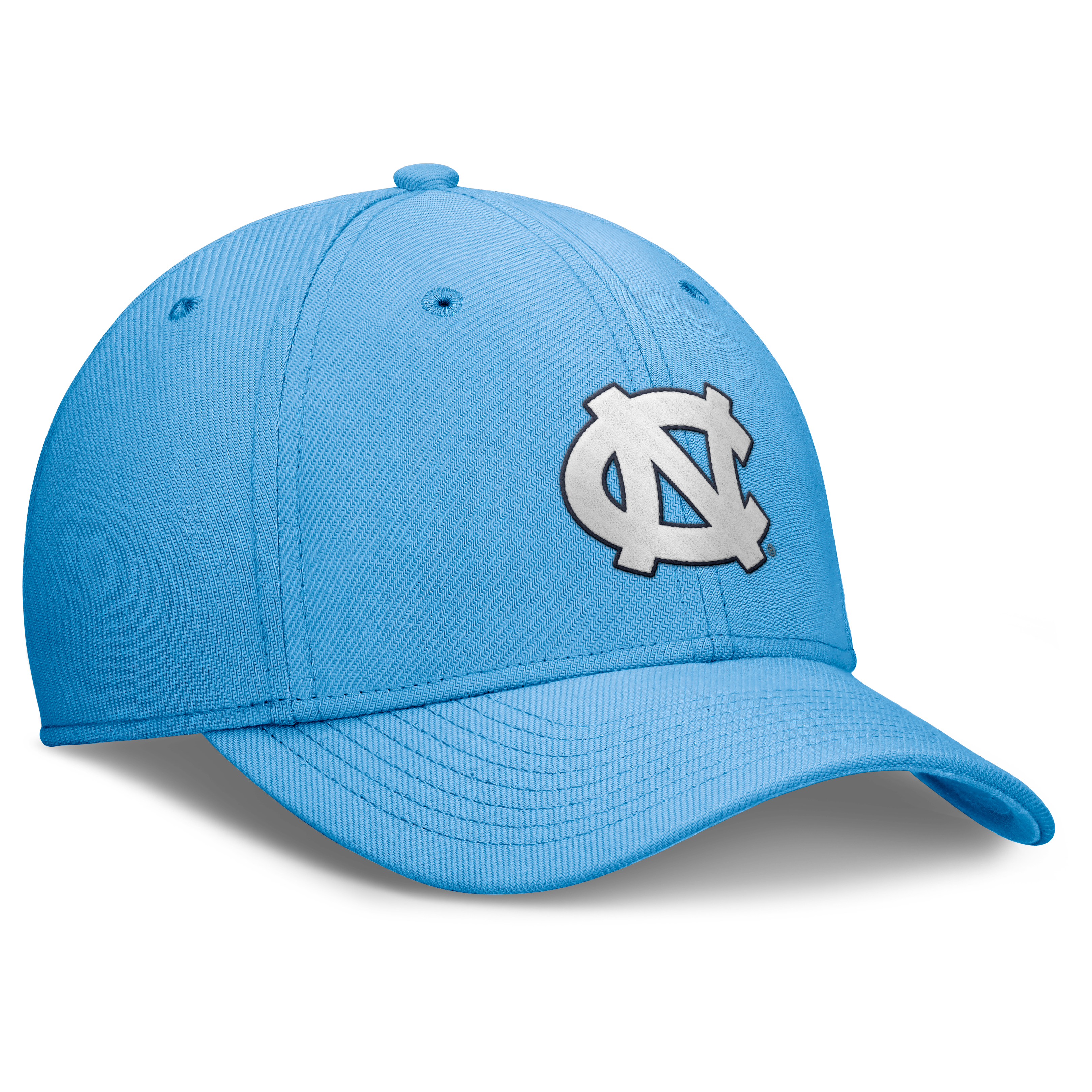 Casquette Jordan Brand Carolina Blue North Tar Heels Rise SwooshFlex Dri-FIT pour homme