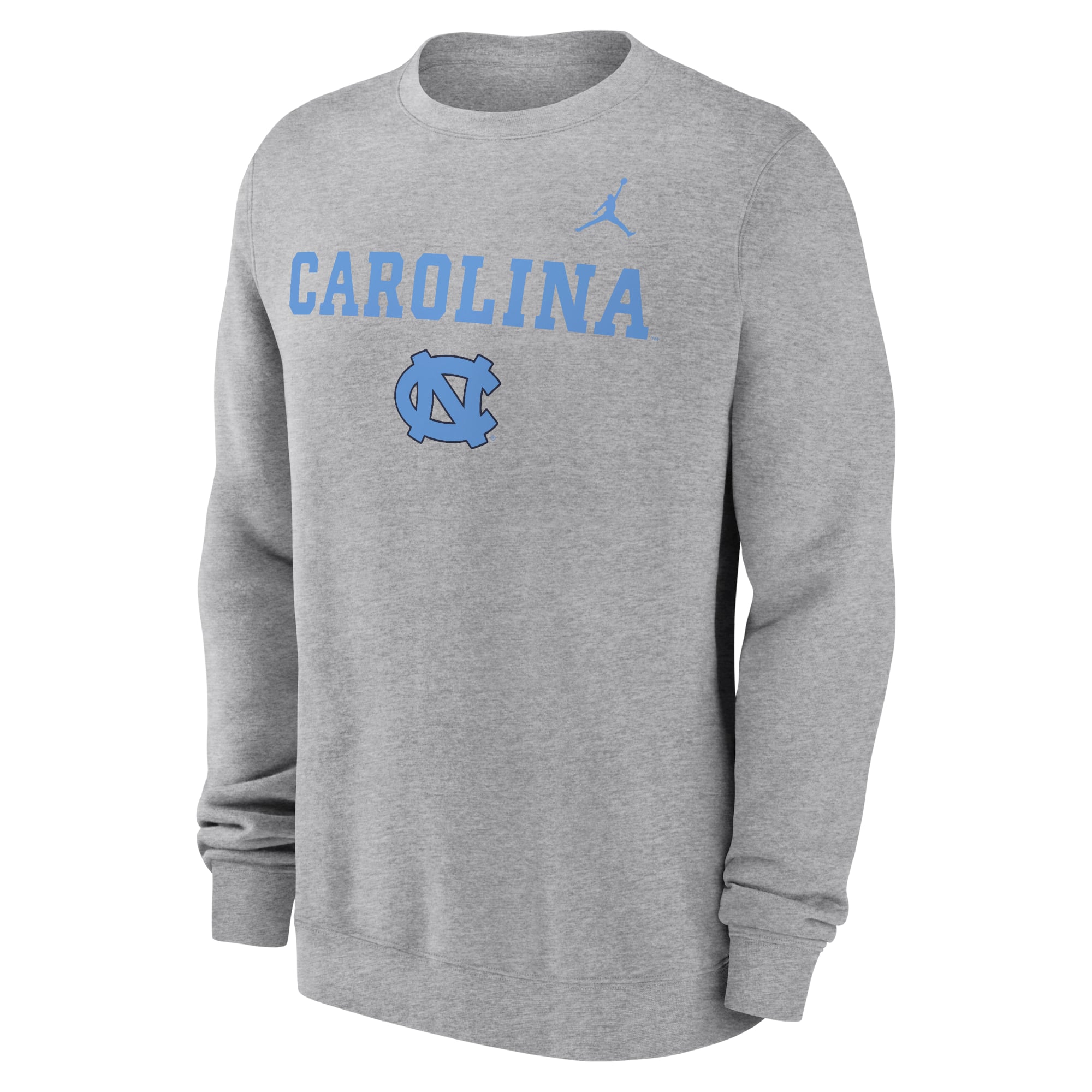 Sweat-shirt à capuche Jordan Brand Heather Grey North Carolina Tar Heels Primetime Primary Stack pour homme