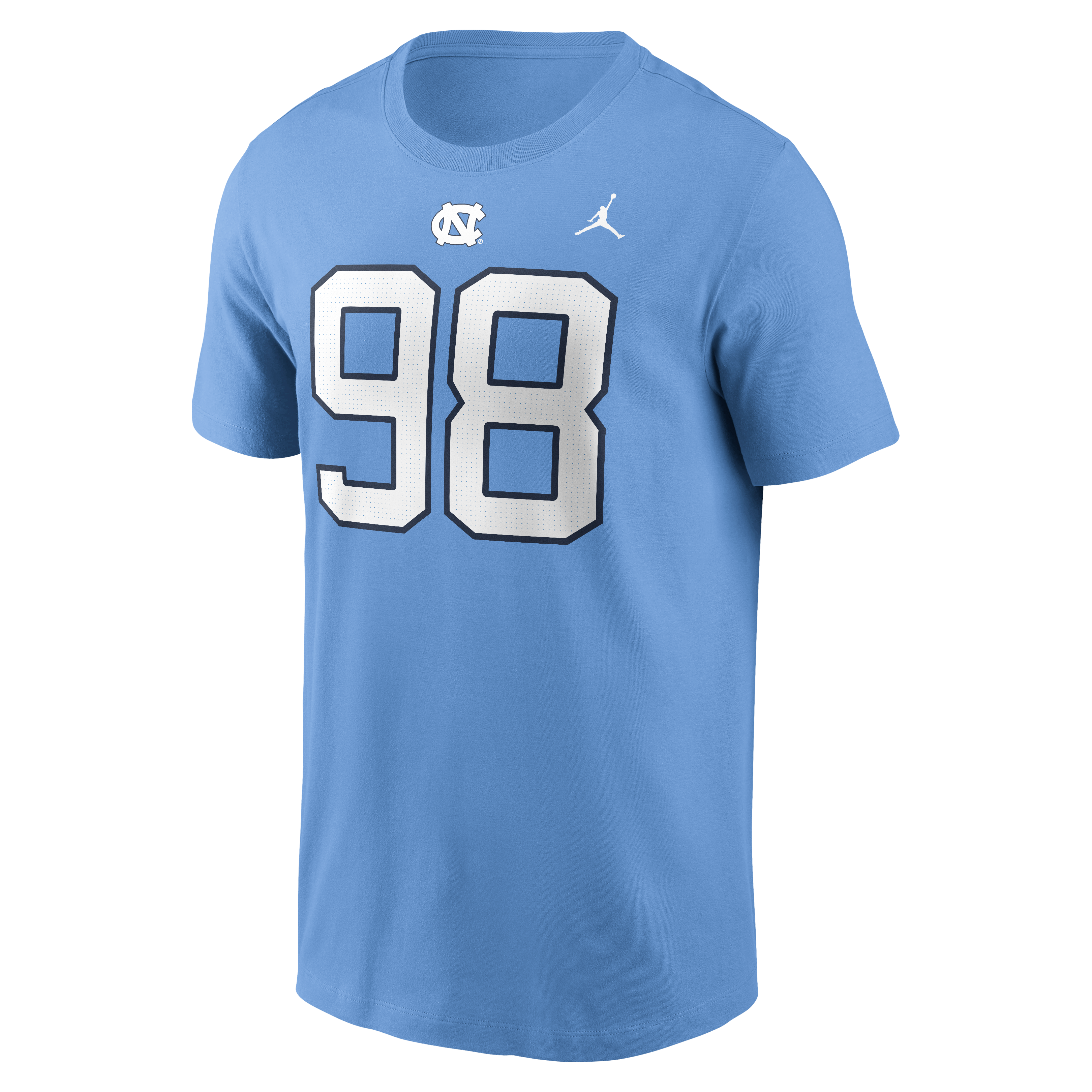 T-shirt homme Jordan Brand Lawrence Taylor bleu clair, nom et numéro des Tar Heels de Caroline du Nord